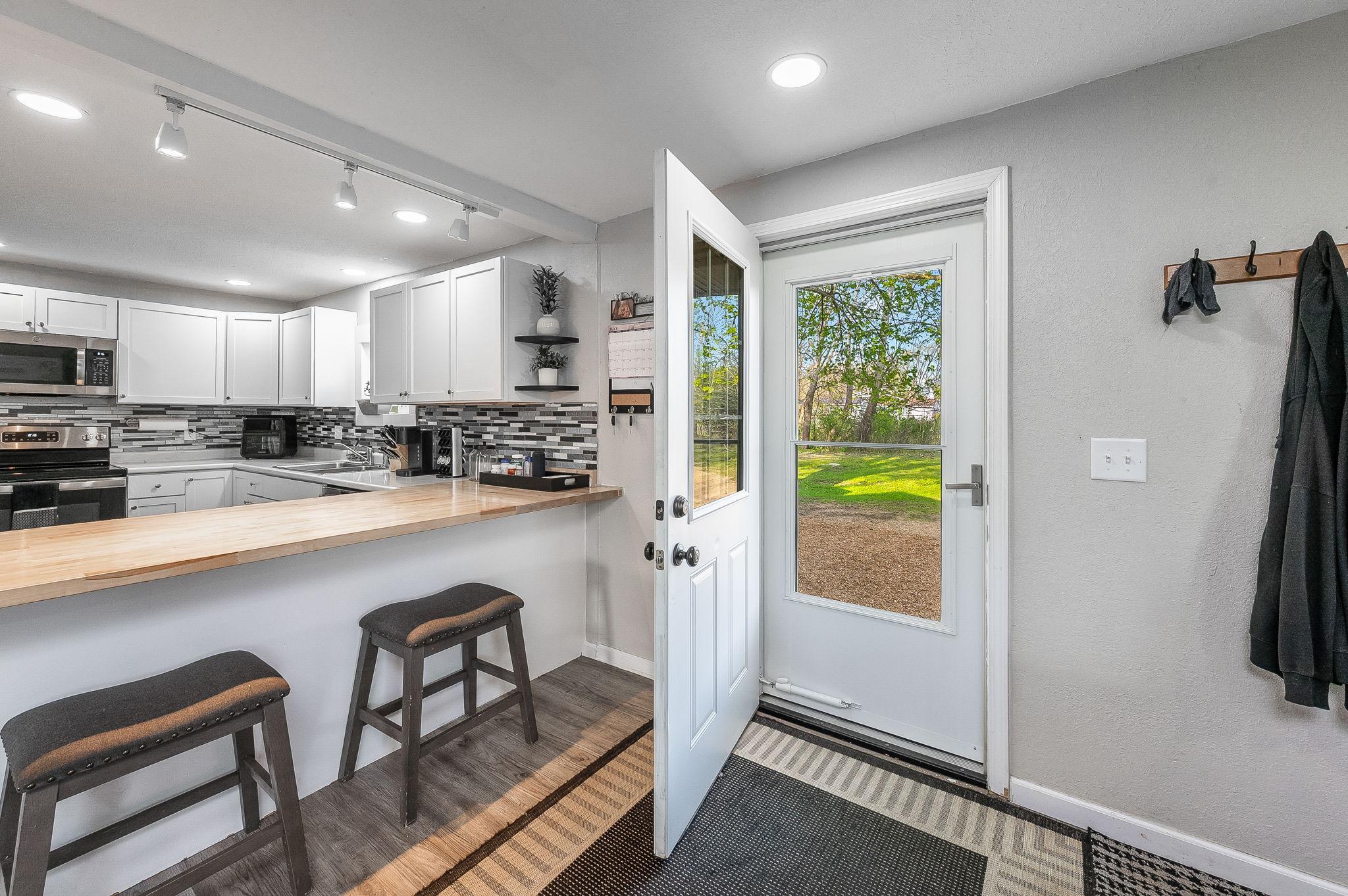 Entry From Driveway