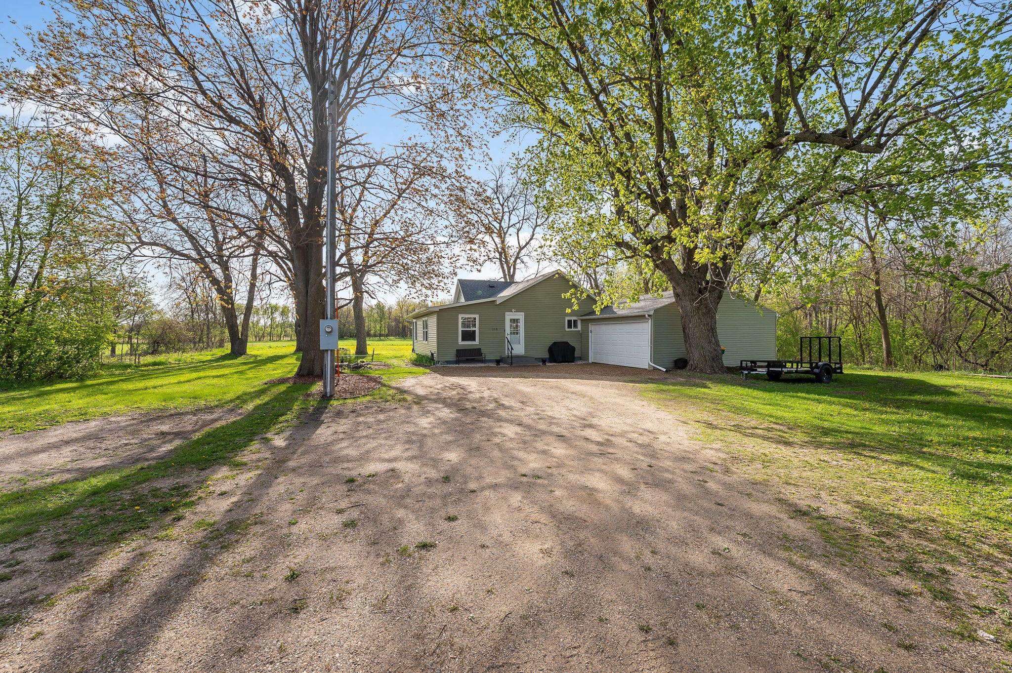 Driveway entry to property