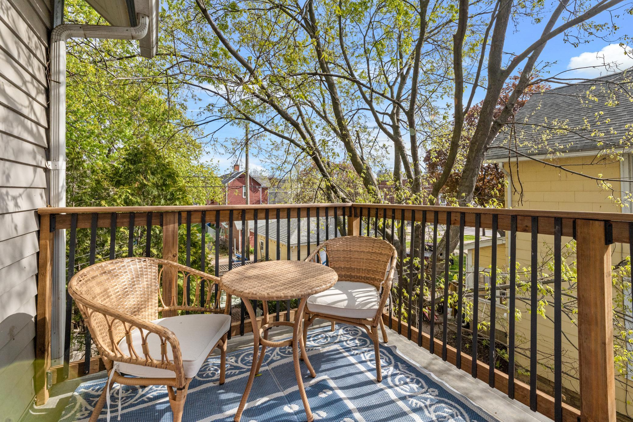 Upper level patio