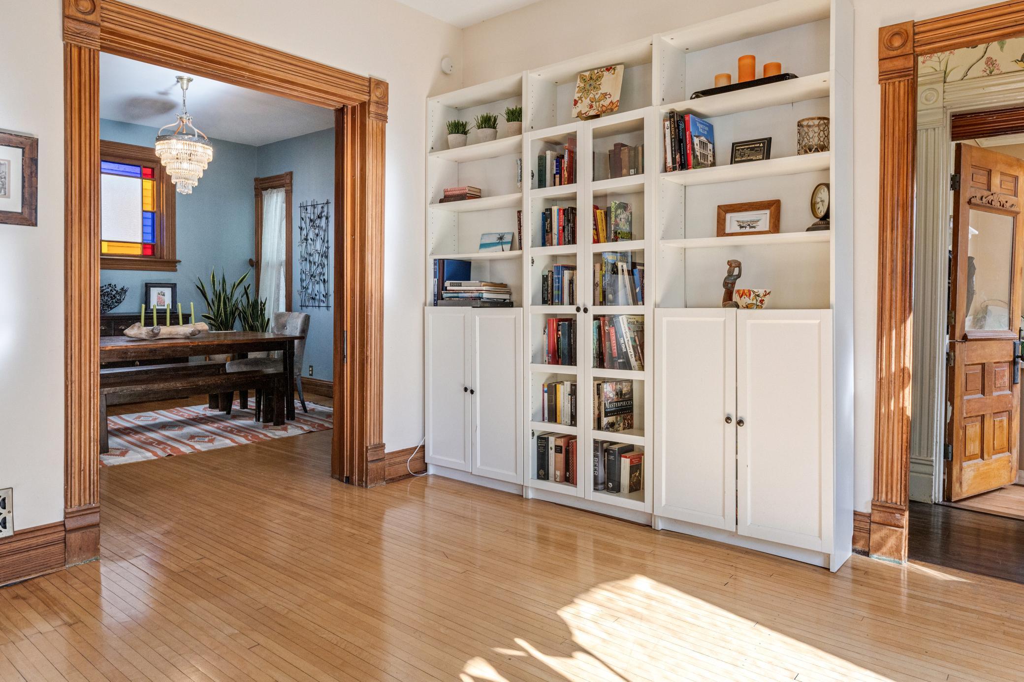 Hardwood floors throughout