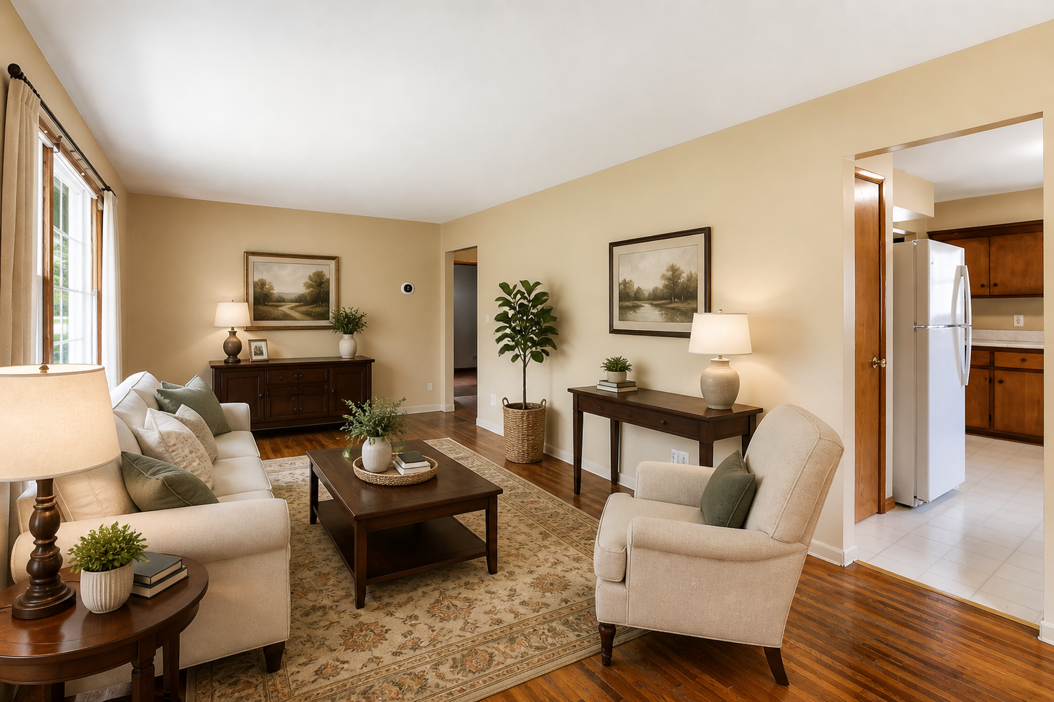 Living Room - Virtually Staged