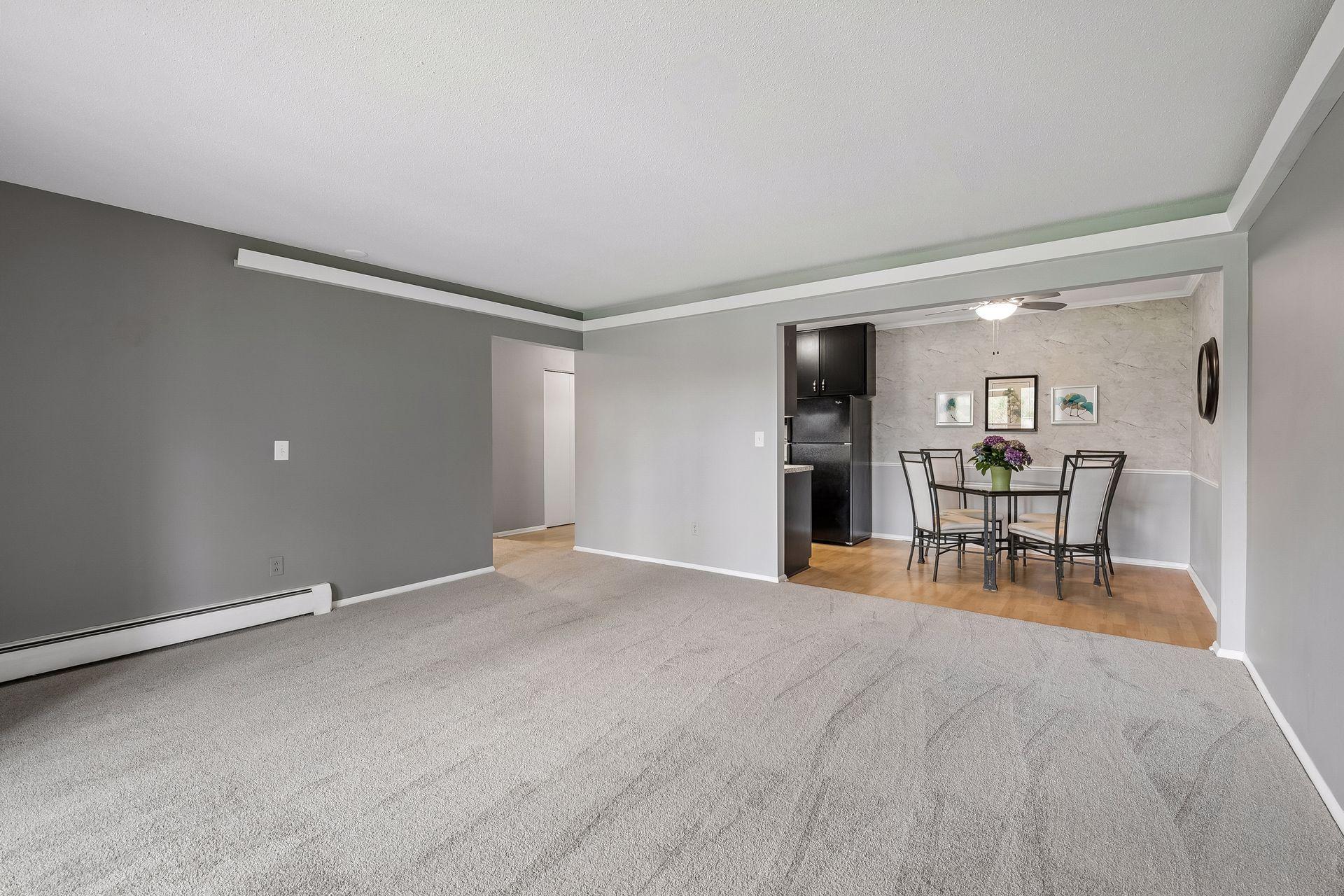 Spacious Living room open to Dining