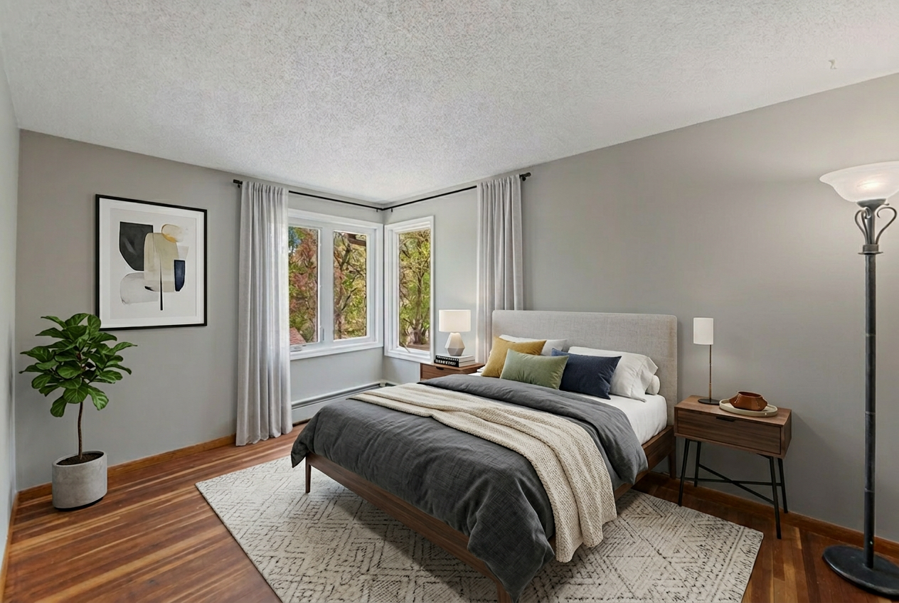Bedroom # 2 virtually staged