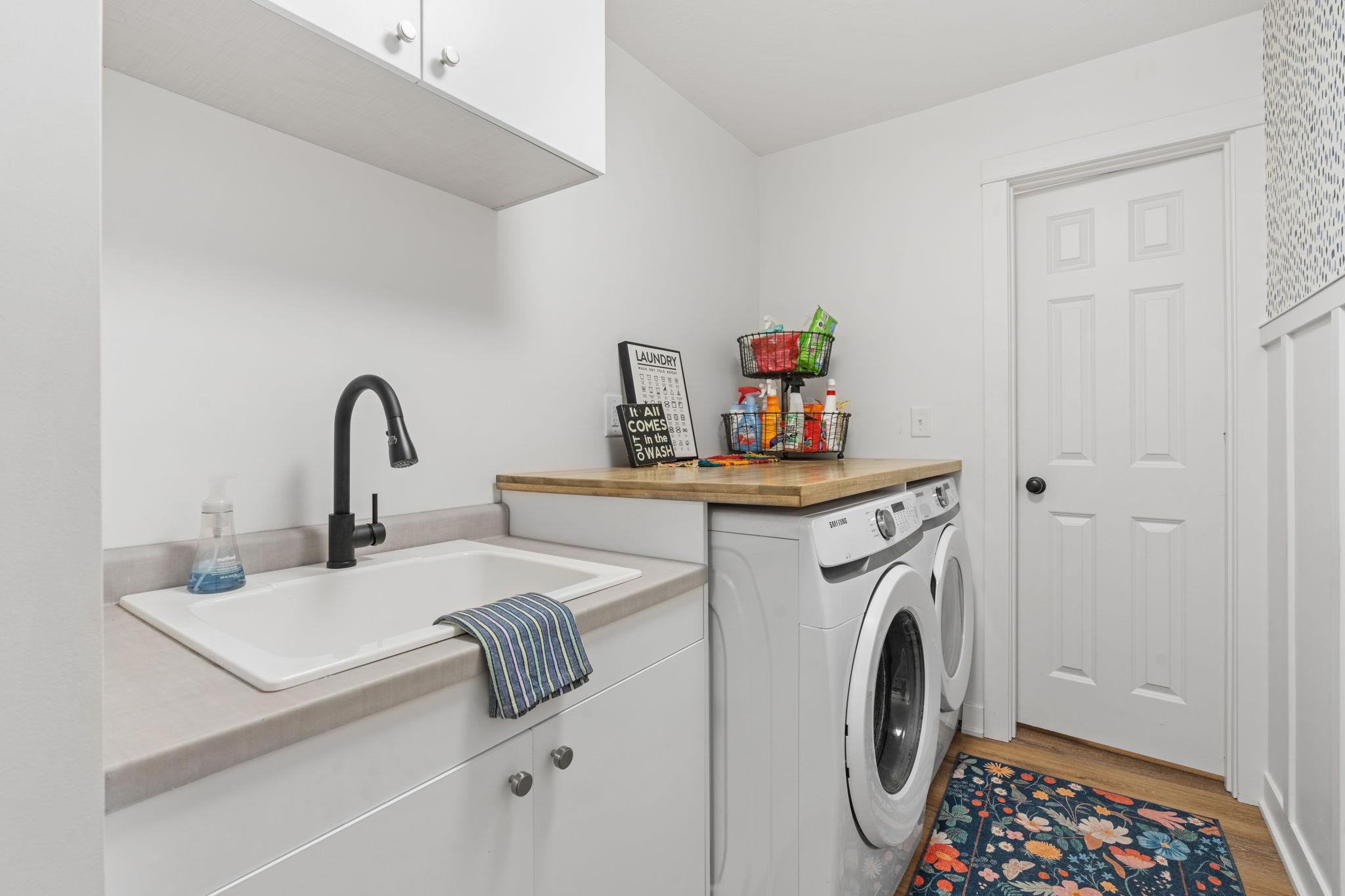 Laundry space and with a newly added closet.jpg