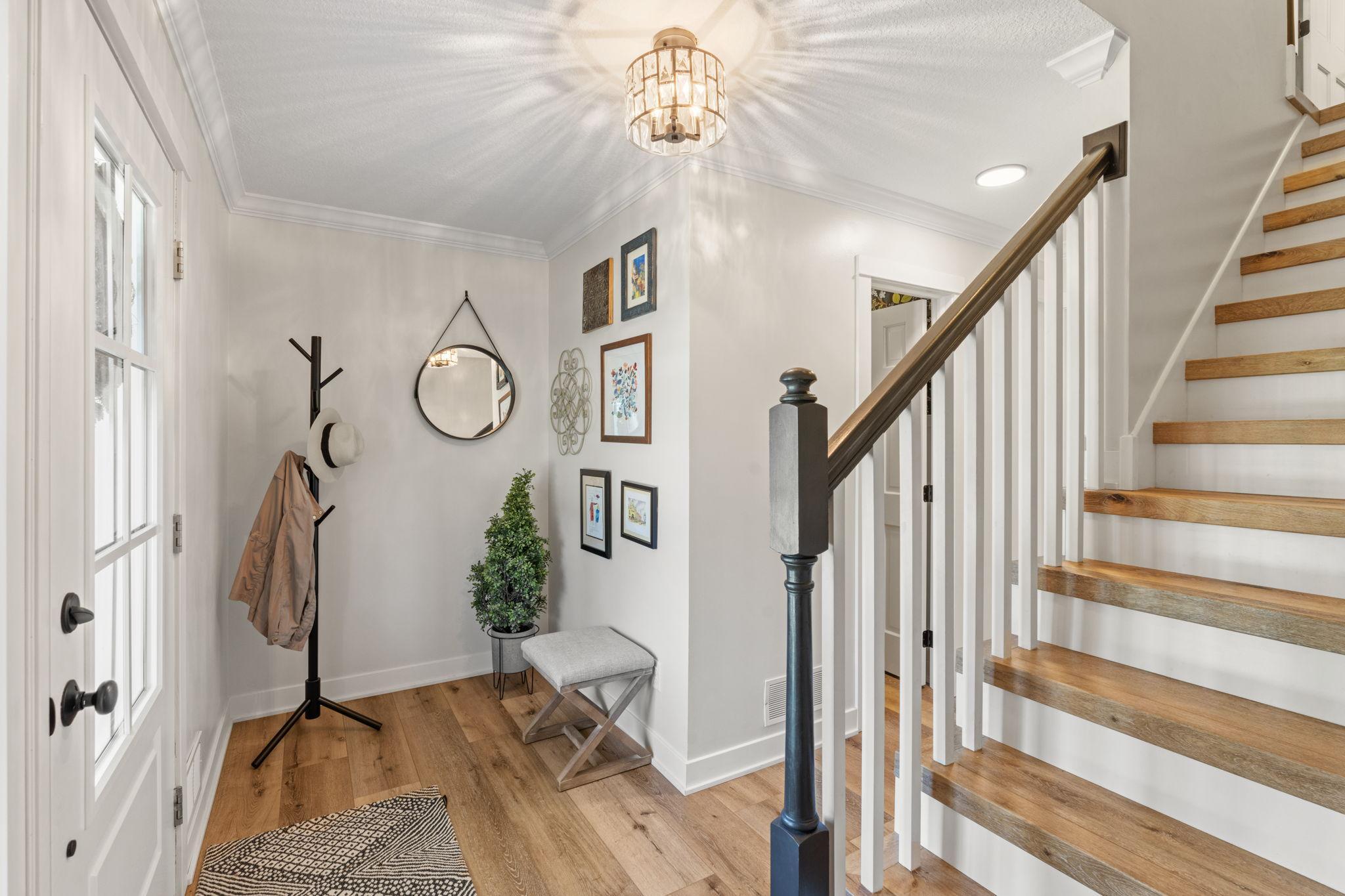 Step into this inviting foyer