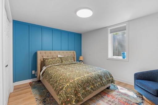 Lower level bedroom with newly added egress window.jpg