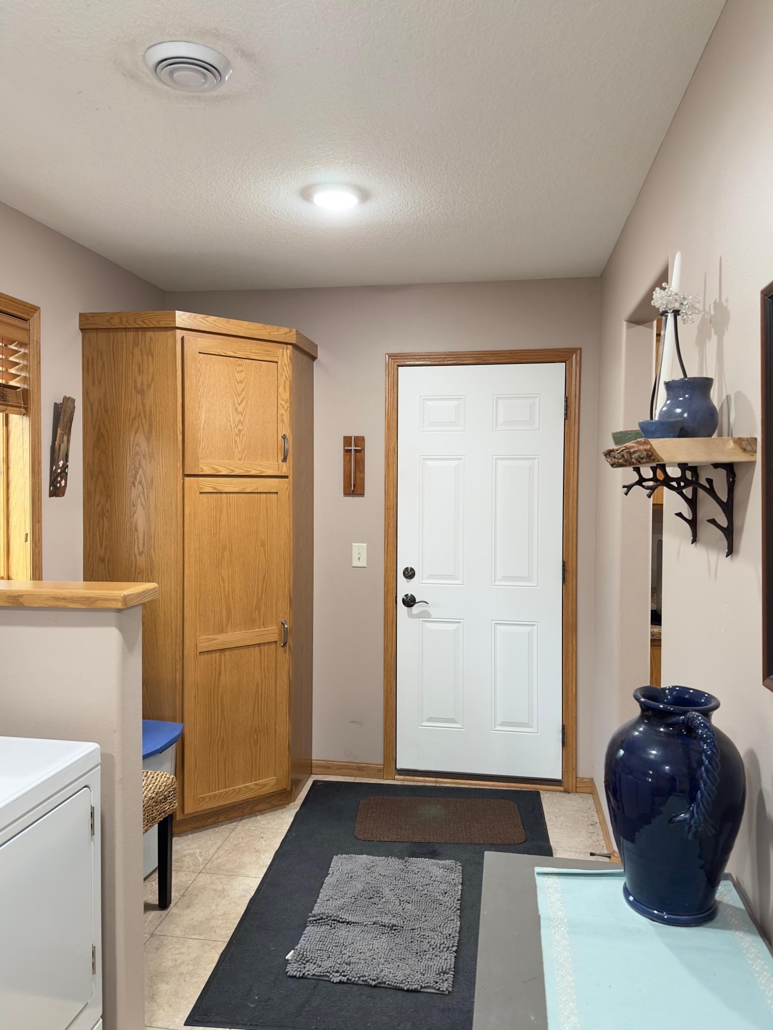 Entrance from the Garage