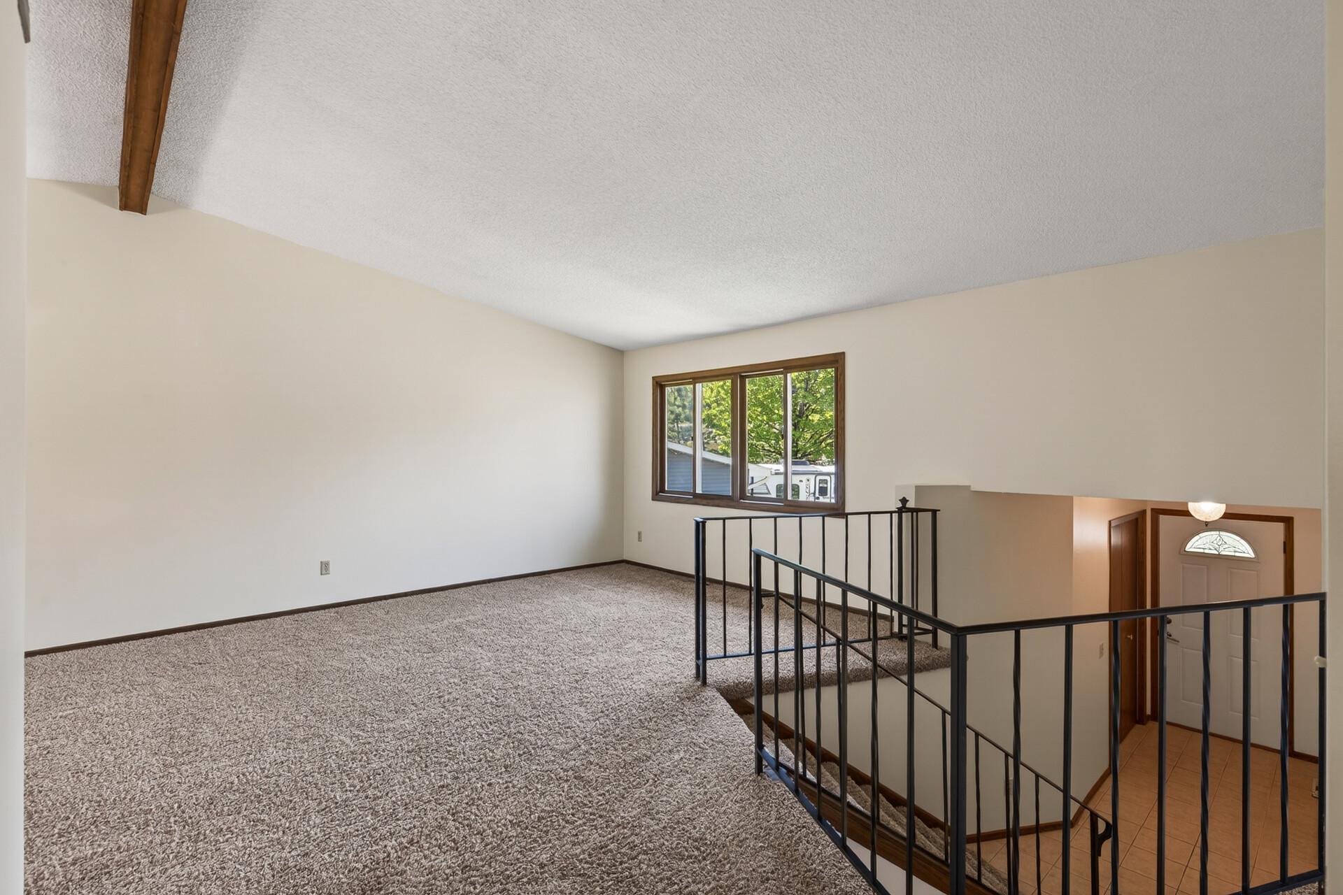 Upper level living room
