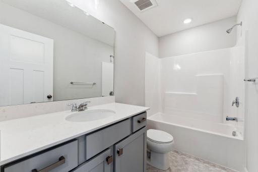 Upper full bathroom - for illustrative purposes only
