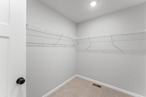 Owner's walk-in closet - for illustrative purposes only
