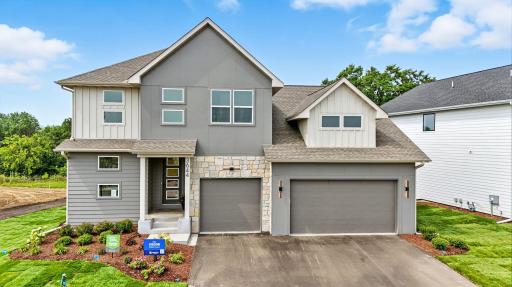 Exterior-Hardie Board, Stone, 8ft Garages