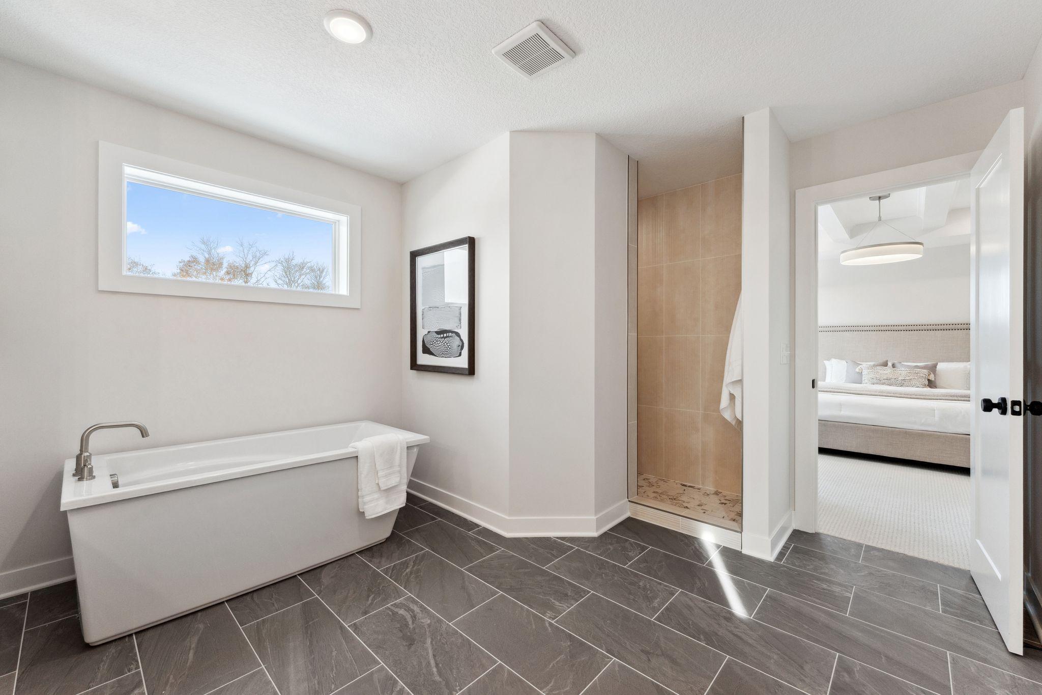 Freestanding Tub and Spa Shower