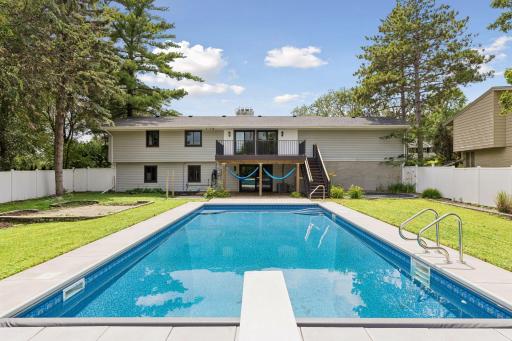 Whether you want to swim, float or play a game in the pool, lounge in the hammocks, or jump on the trampoline, this has something for everyone!