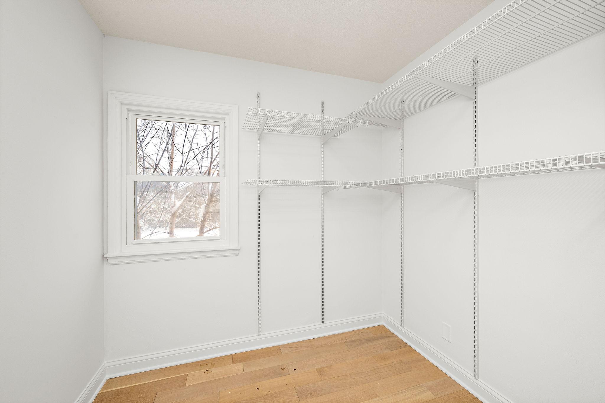 And here is the owners closet!