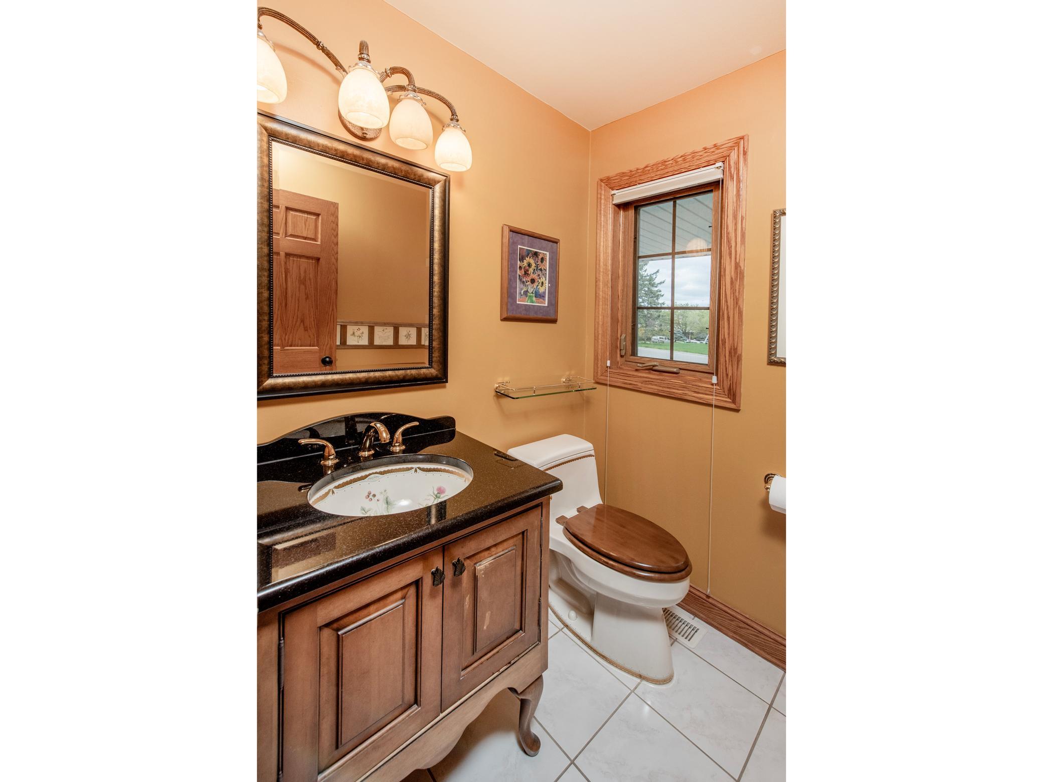 Main floor half bath.