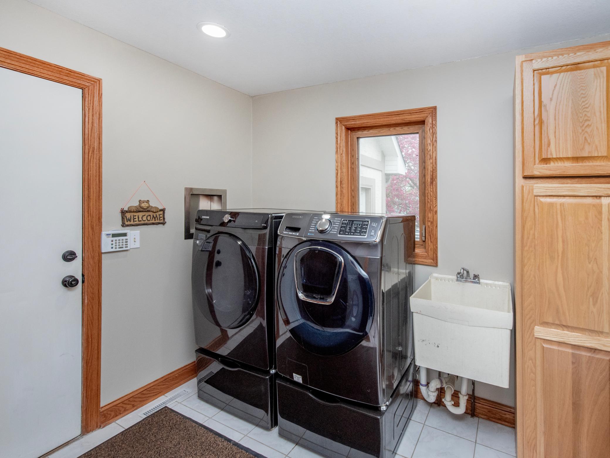 Main floor laundry.
