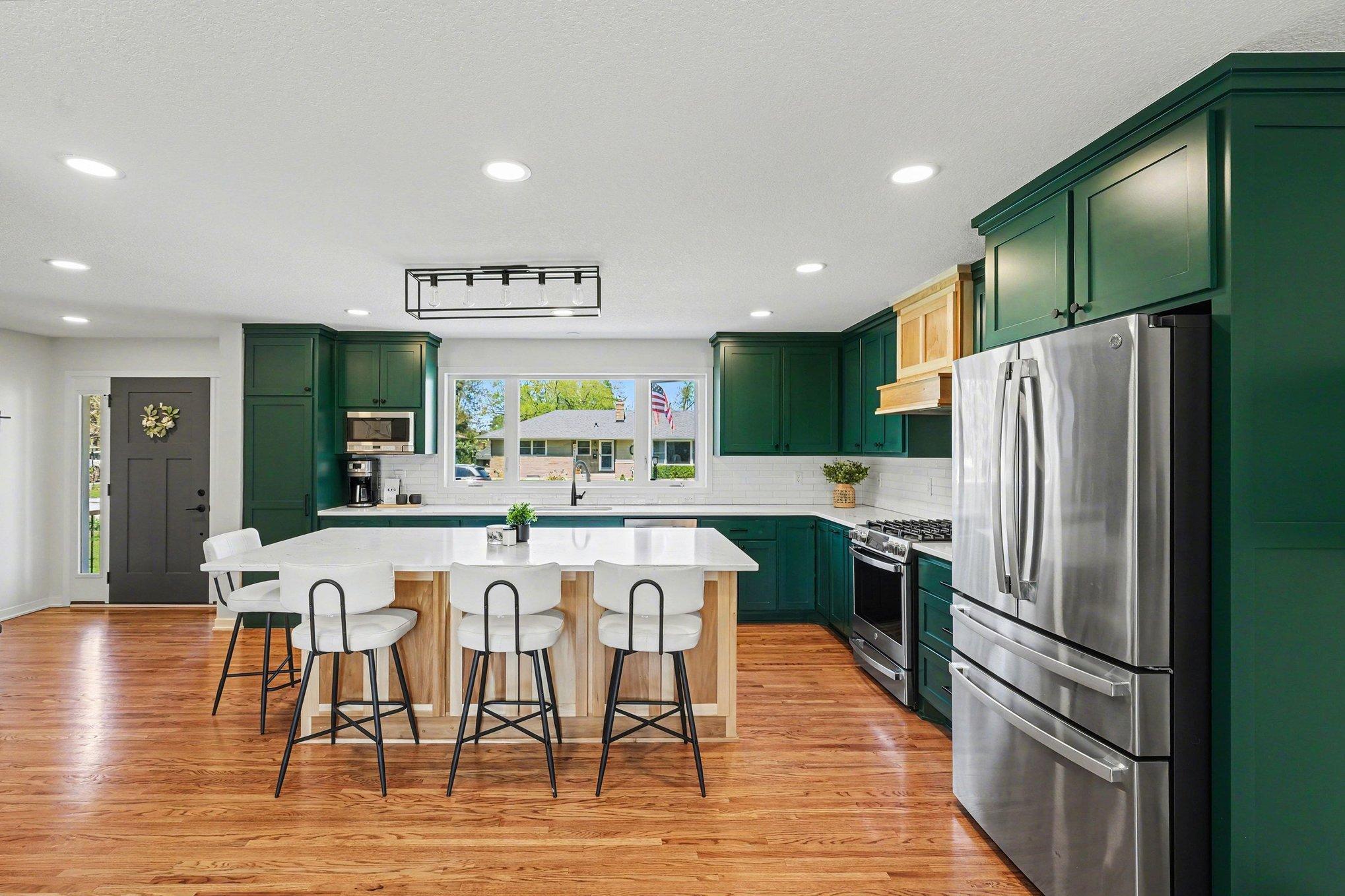 Completely remodeled kitchen