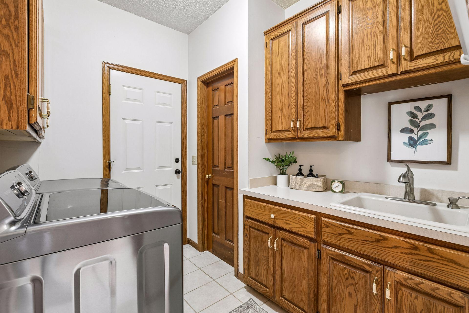 Mudroom and Laundry on main level