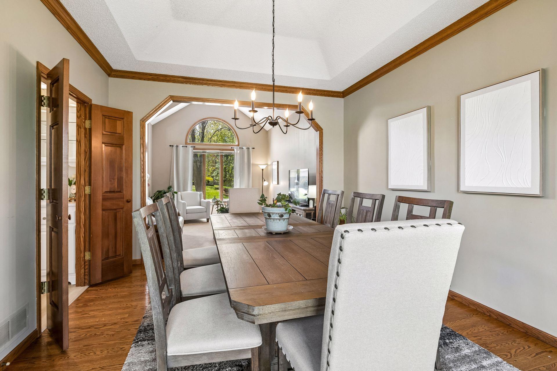 Perfect dining space for hosting and everyday livability