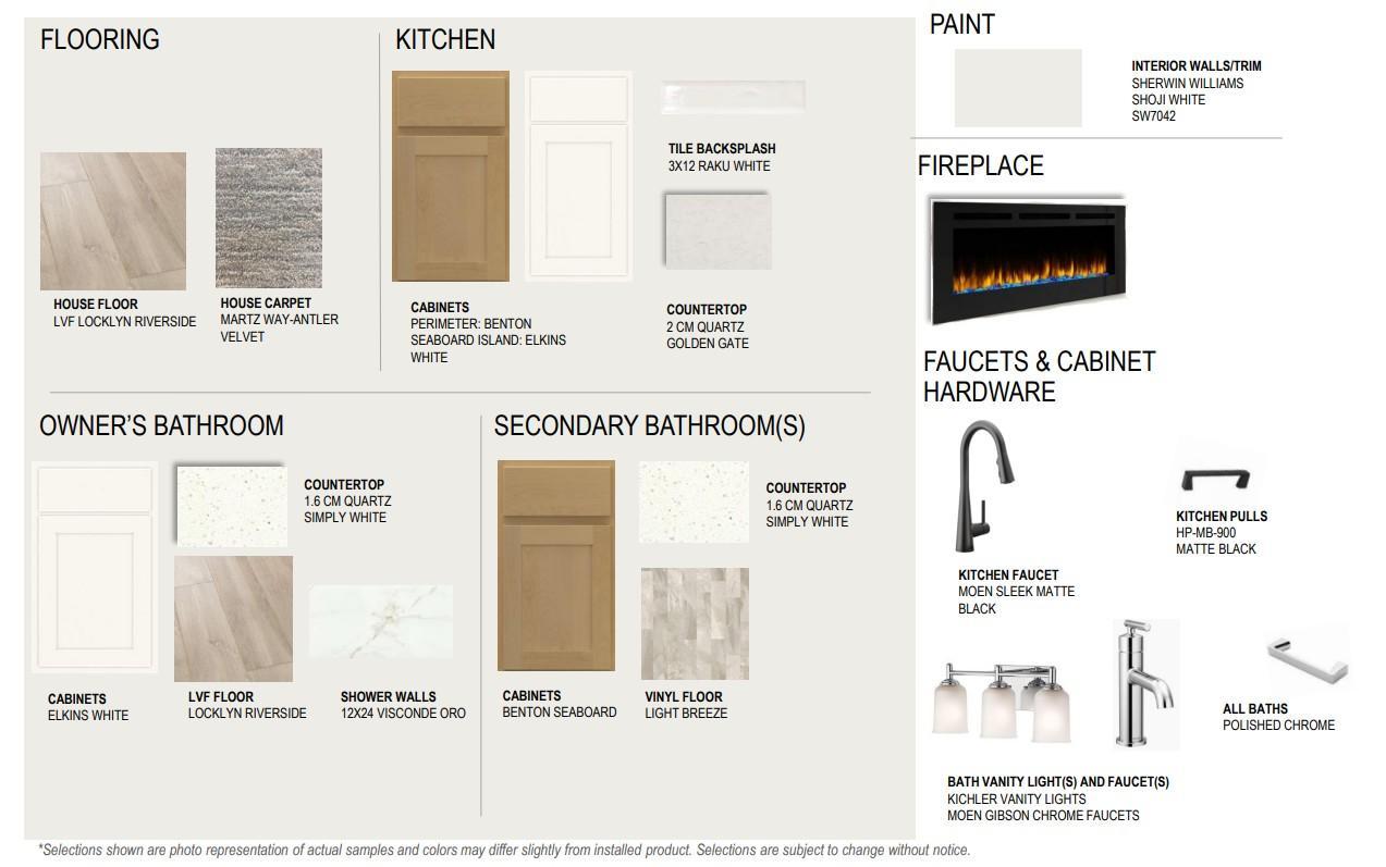 Thoughtfully designed interior finishes.