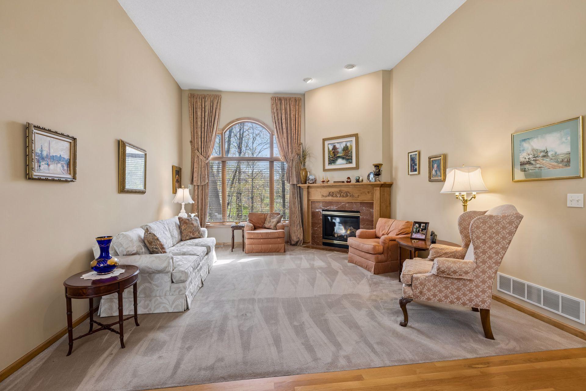 Oversized windows with plentiful natural lighting