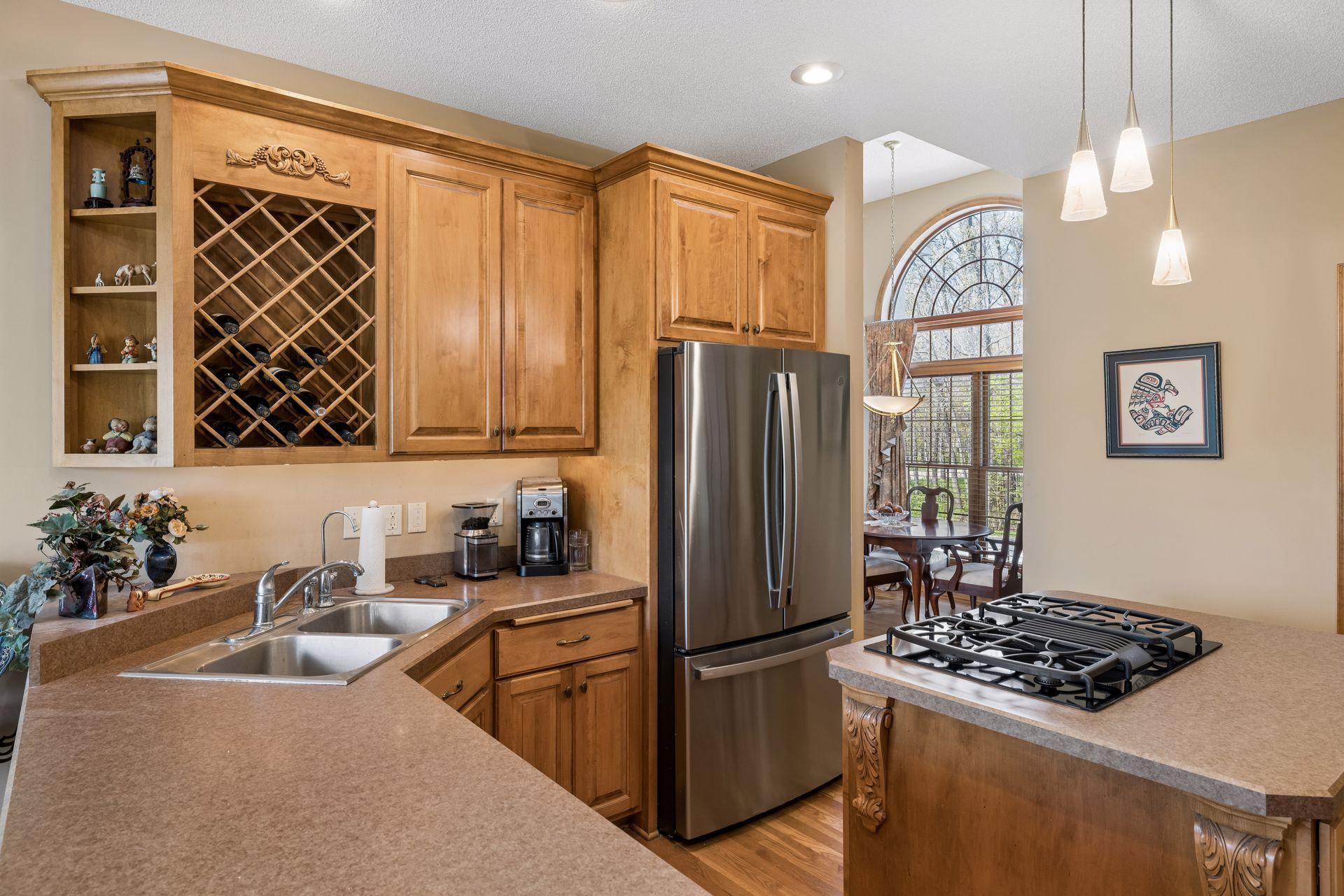 Beautiful maple casework