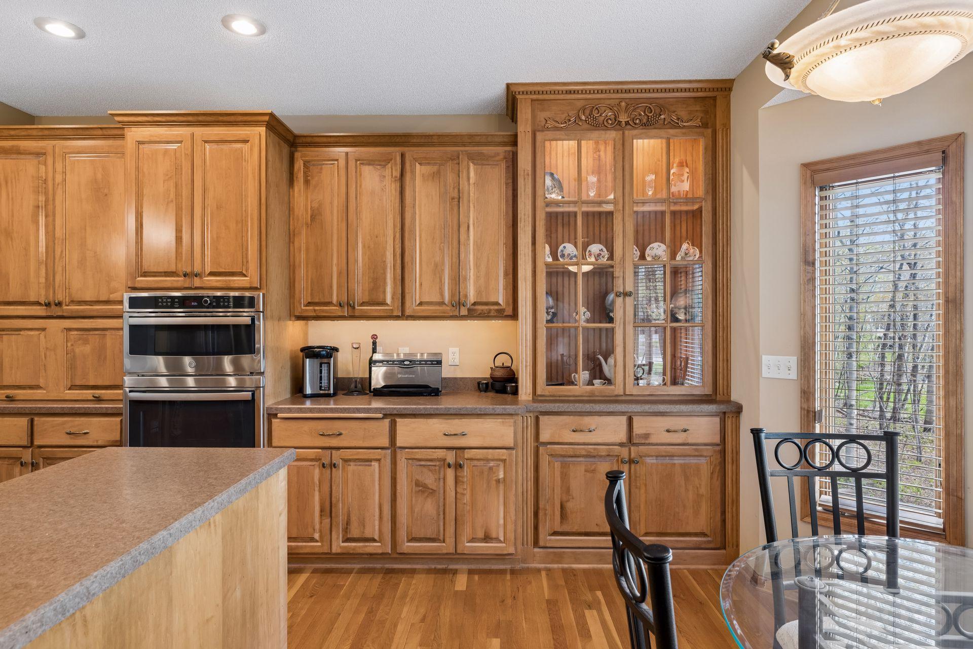 Plenty of storage and ample display areas