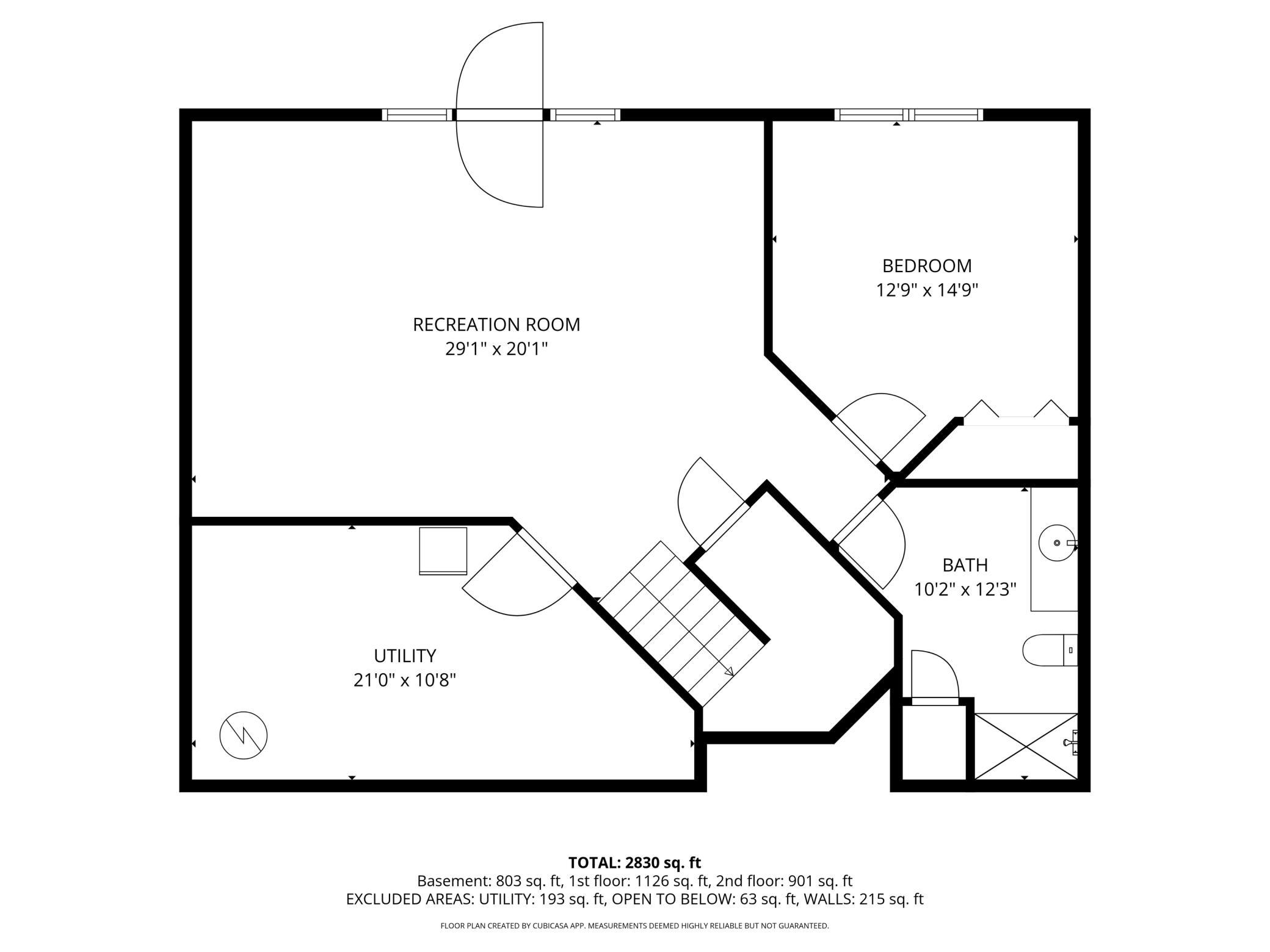 Lower Level Floor Plan