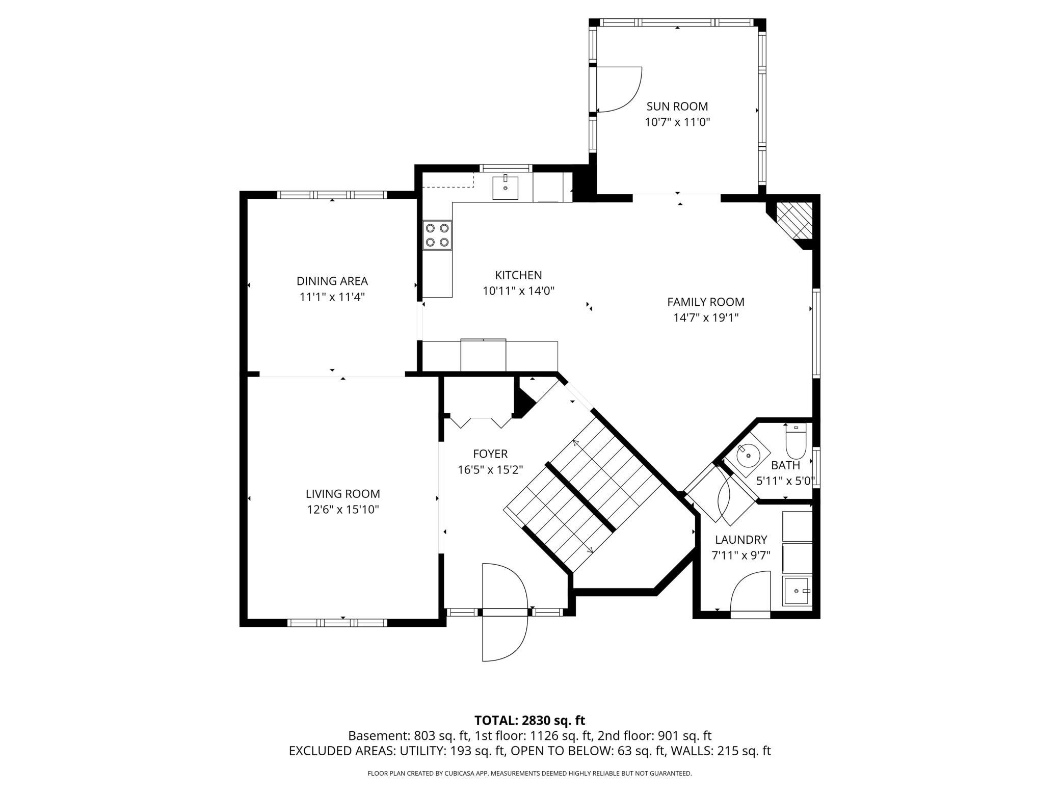 Main Level Floor Plan