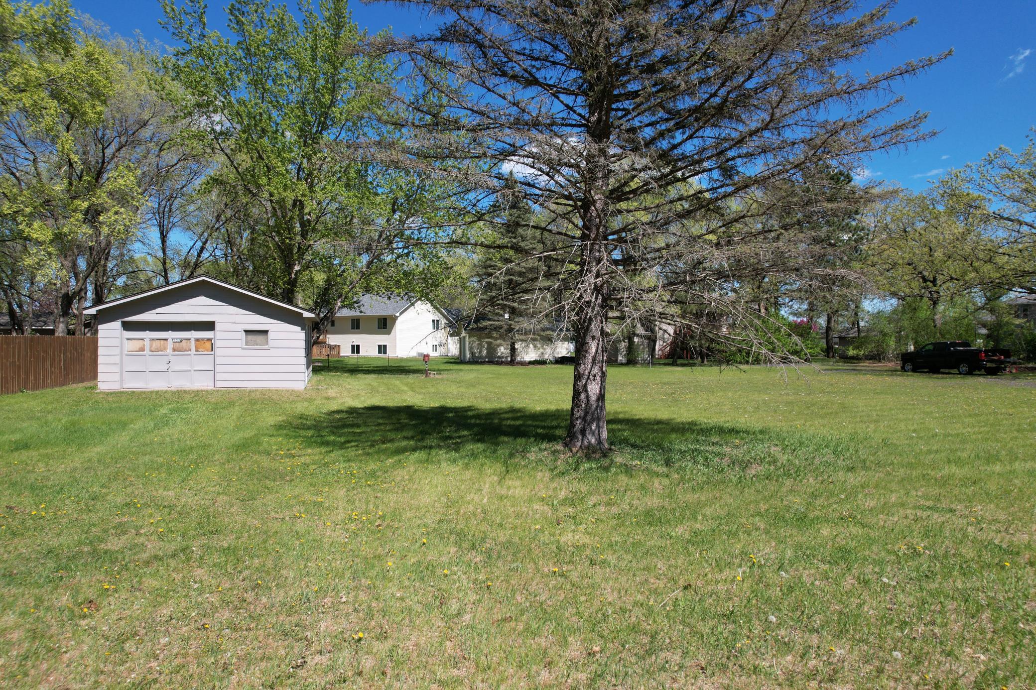 A lot with a garage, hard to find!