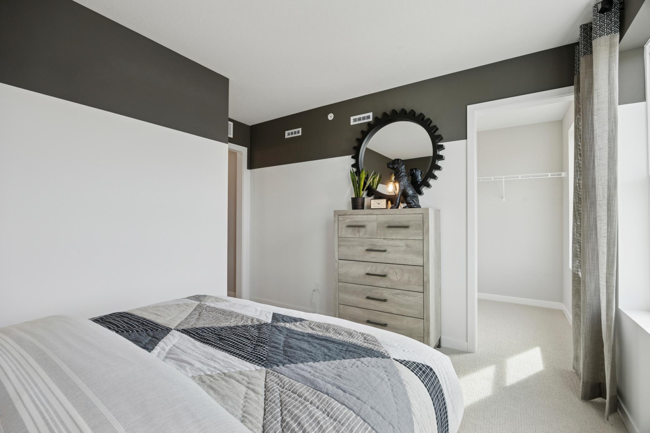 Third bedroom with walk-in closet