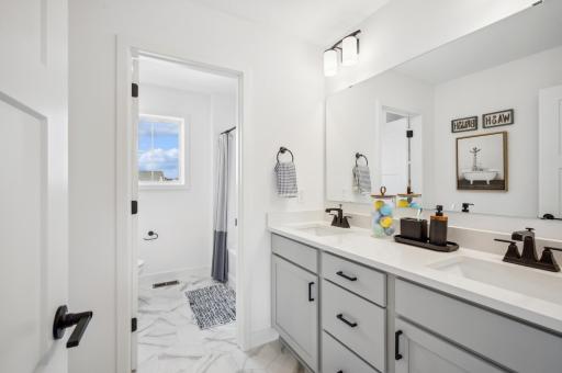 Upper Level Hall Bathroom - The Brookview at 11367 5th St NE!