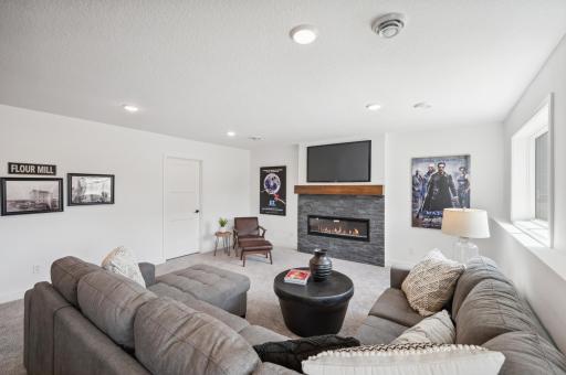 Finished Basement - The Brookview at 11367 5th St NE!