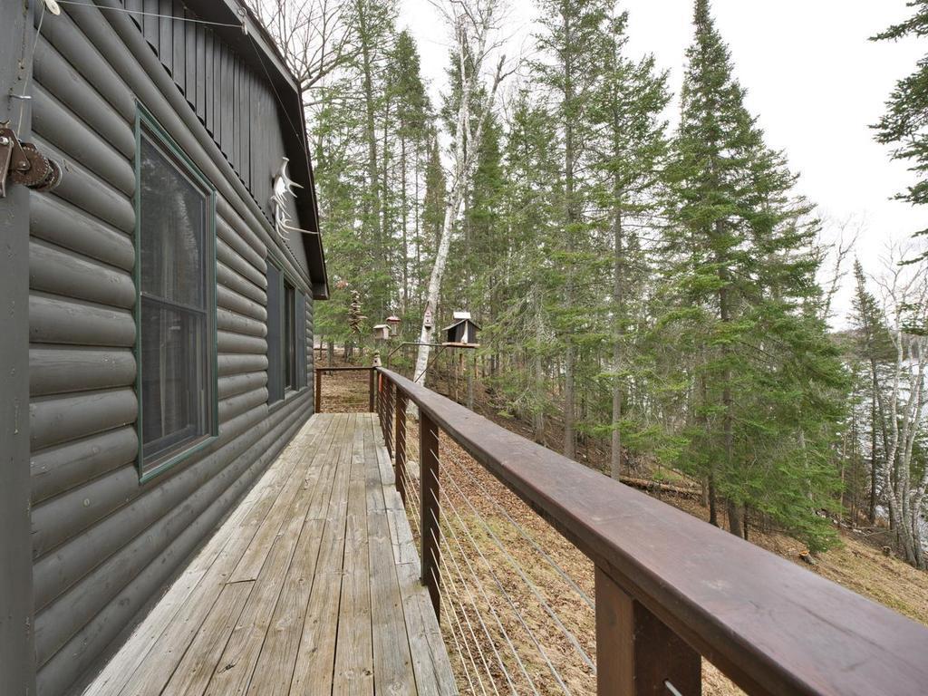 Lakeside deck