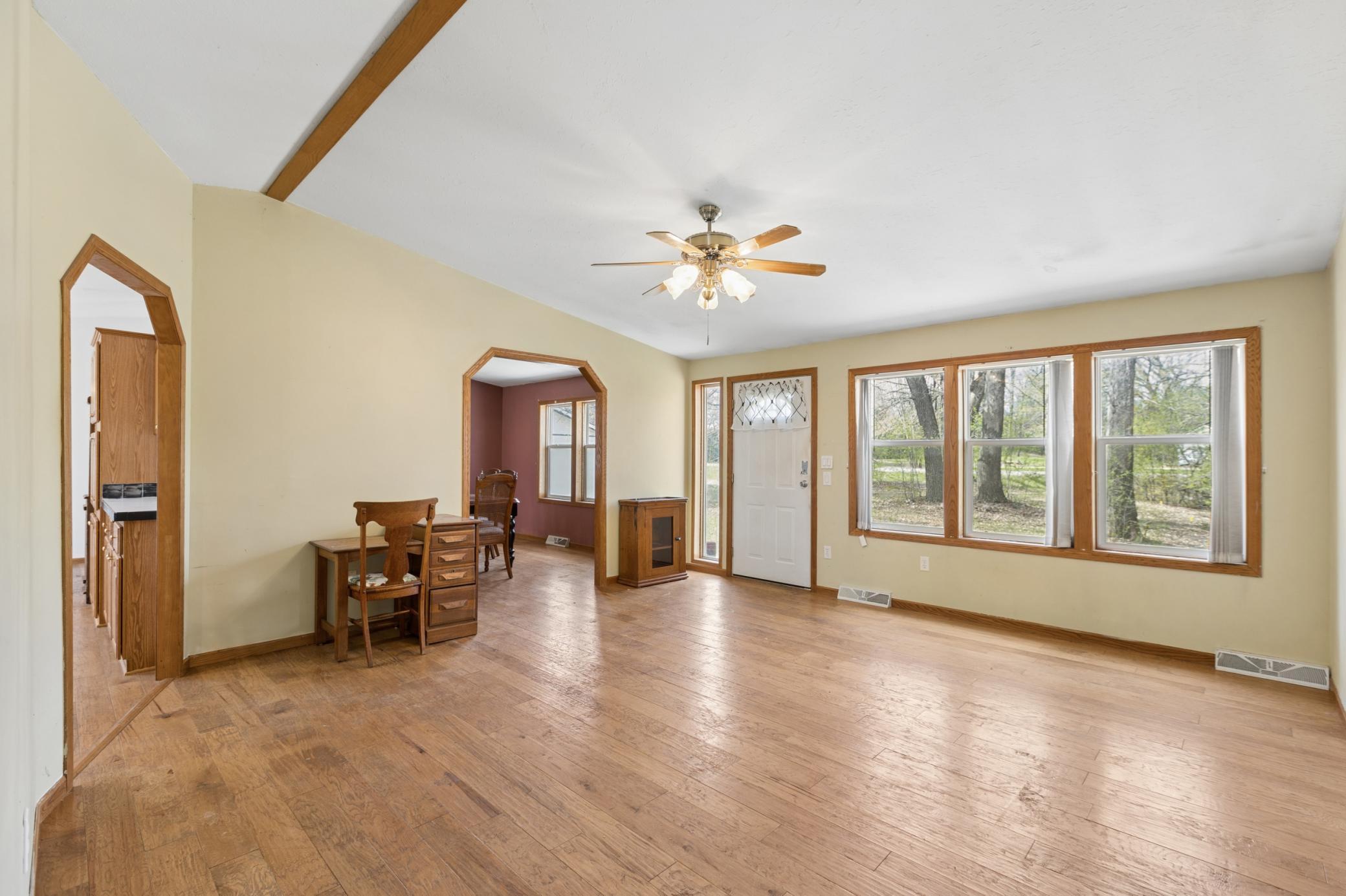 Lots of natural light throughout the home with private nature views out most windows.