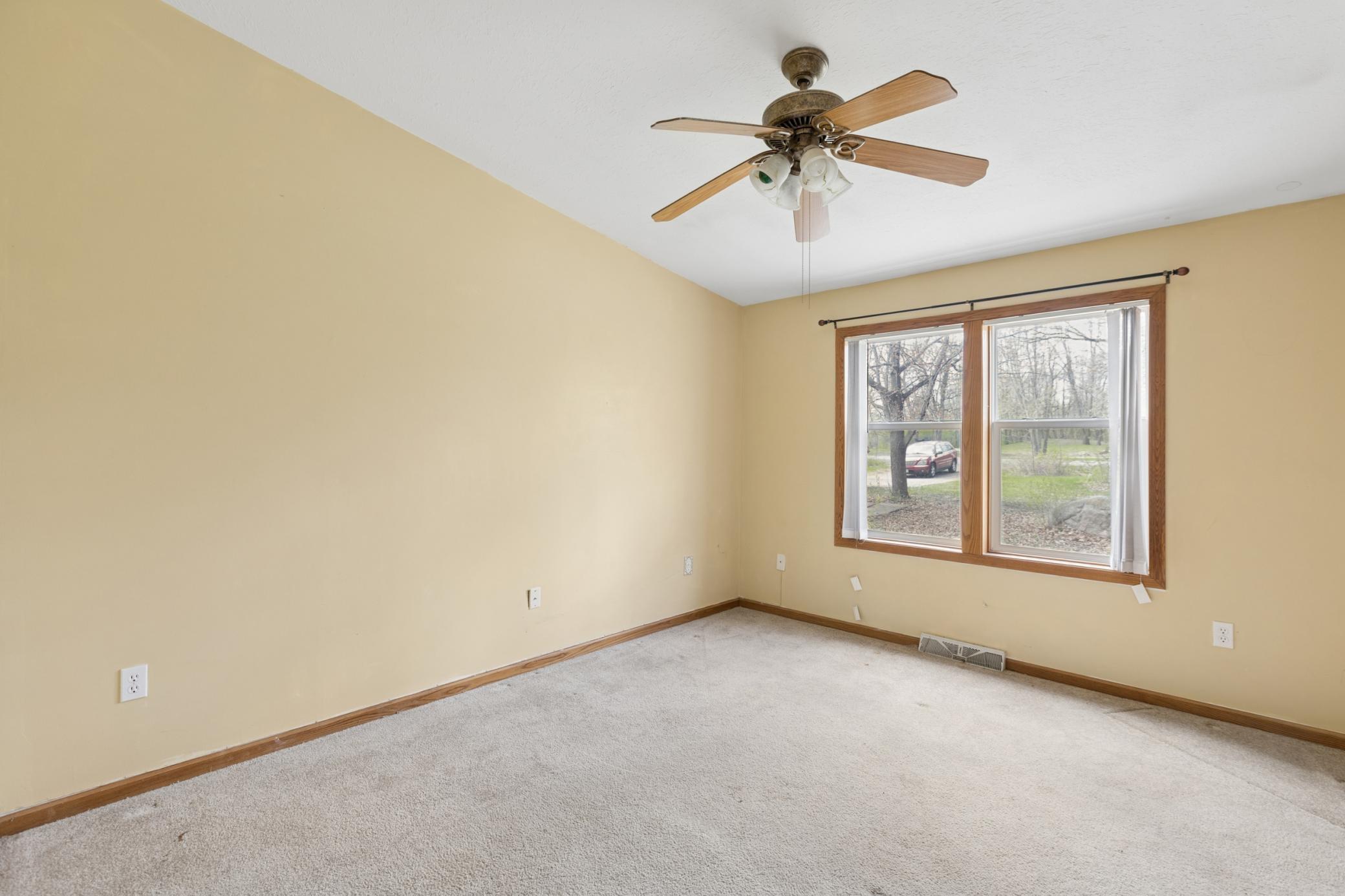 Second bedroom with private bathroom.