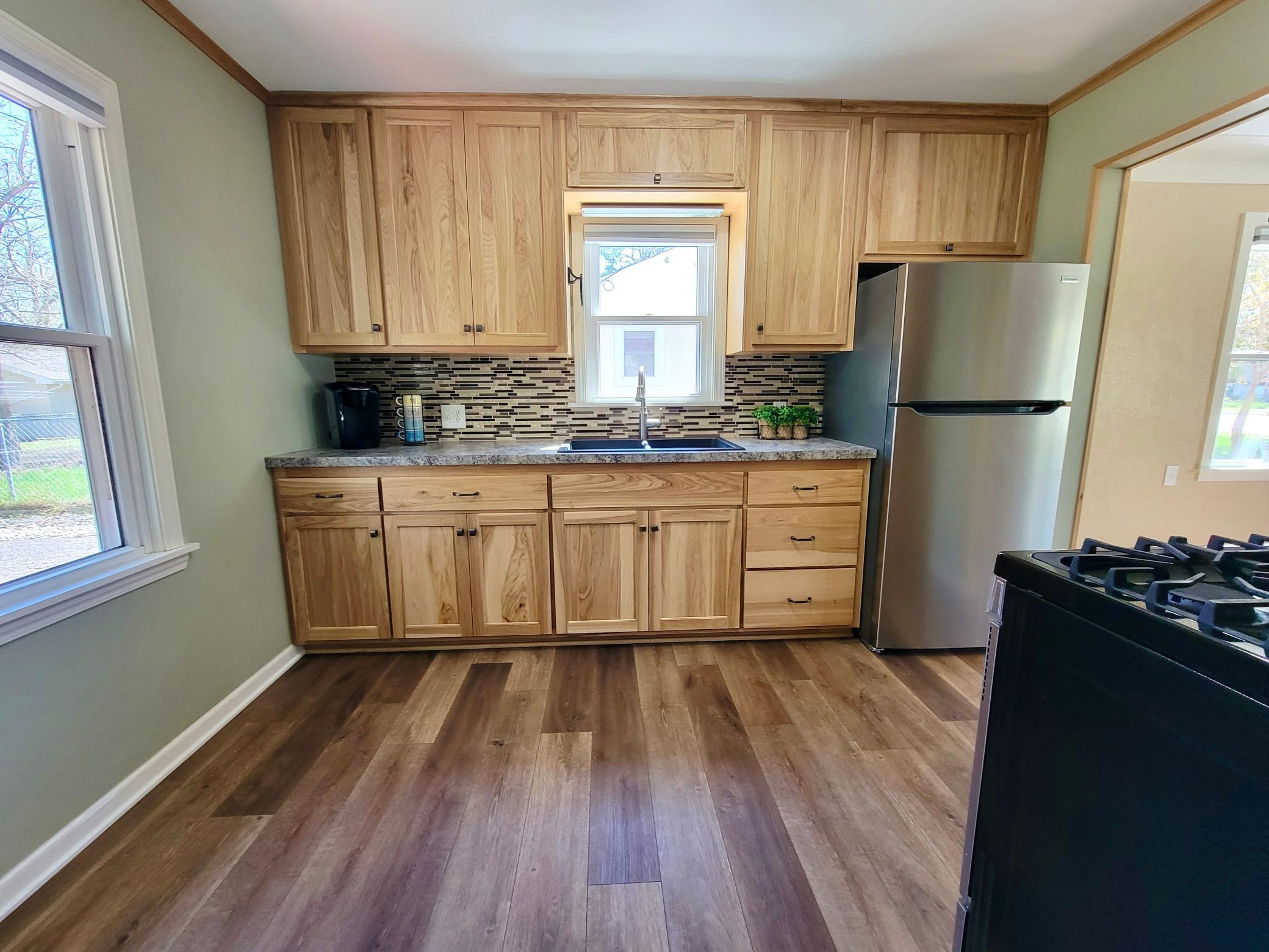 Brand new LVP flooring, April 2026