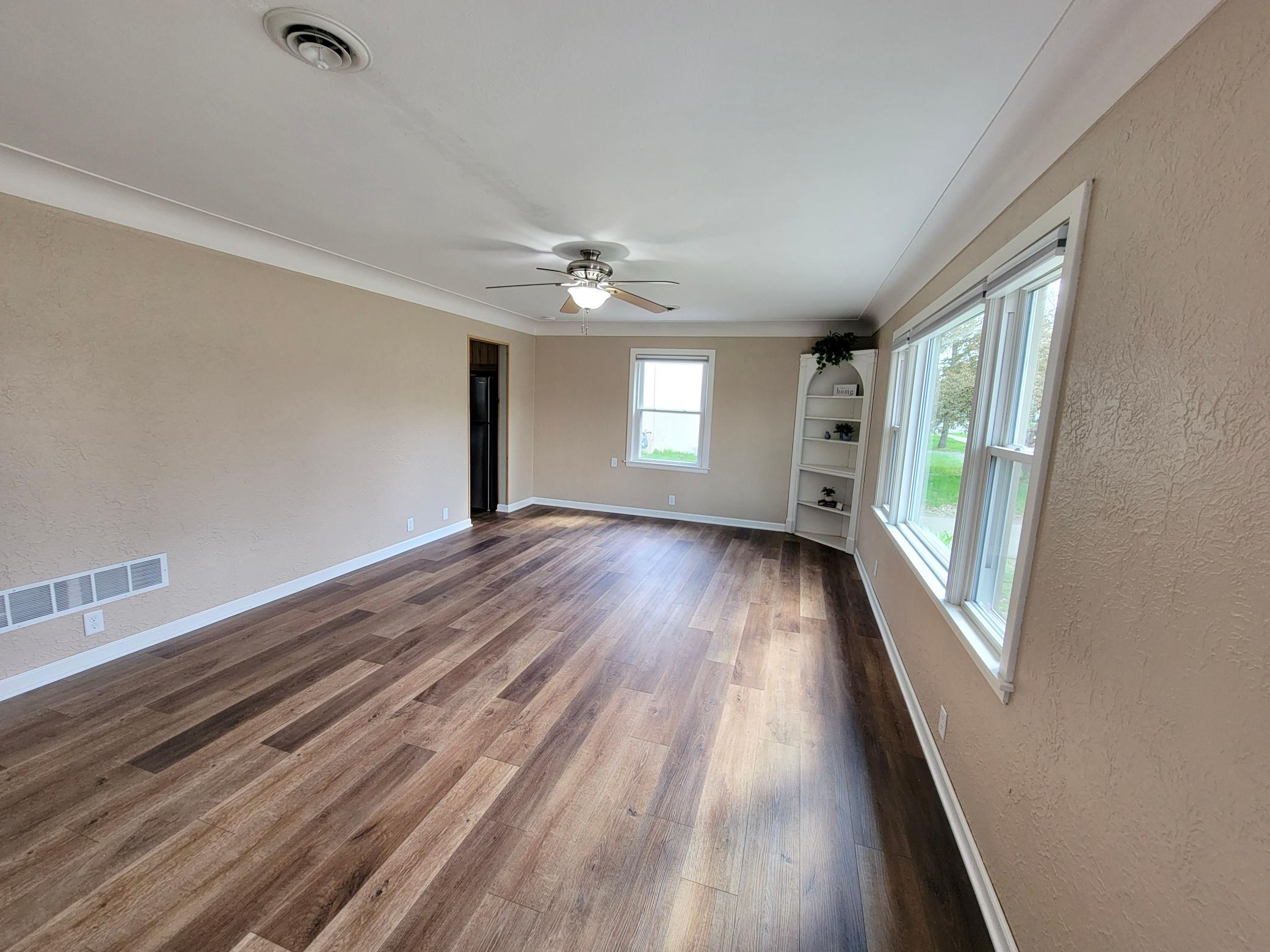 View as you enter through the front door.