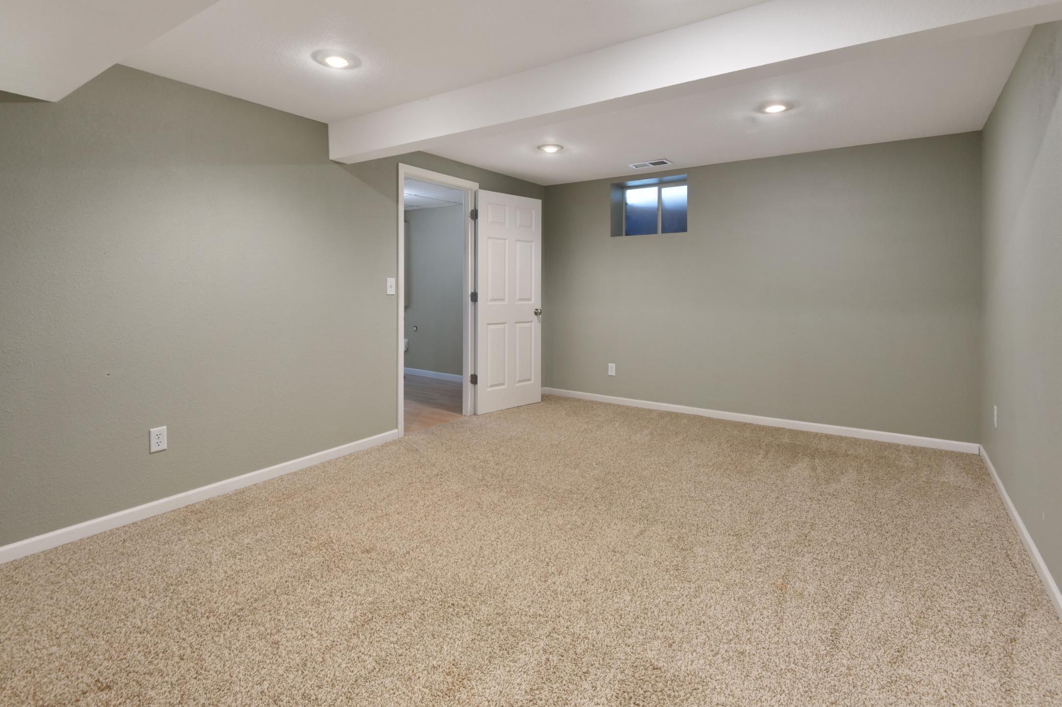 A huge flex room gives off game room vibes or possibly a home theatre ~ bring your vision and make it your own!