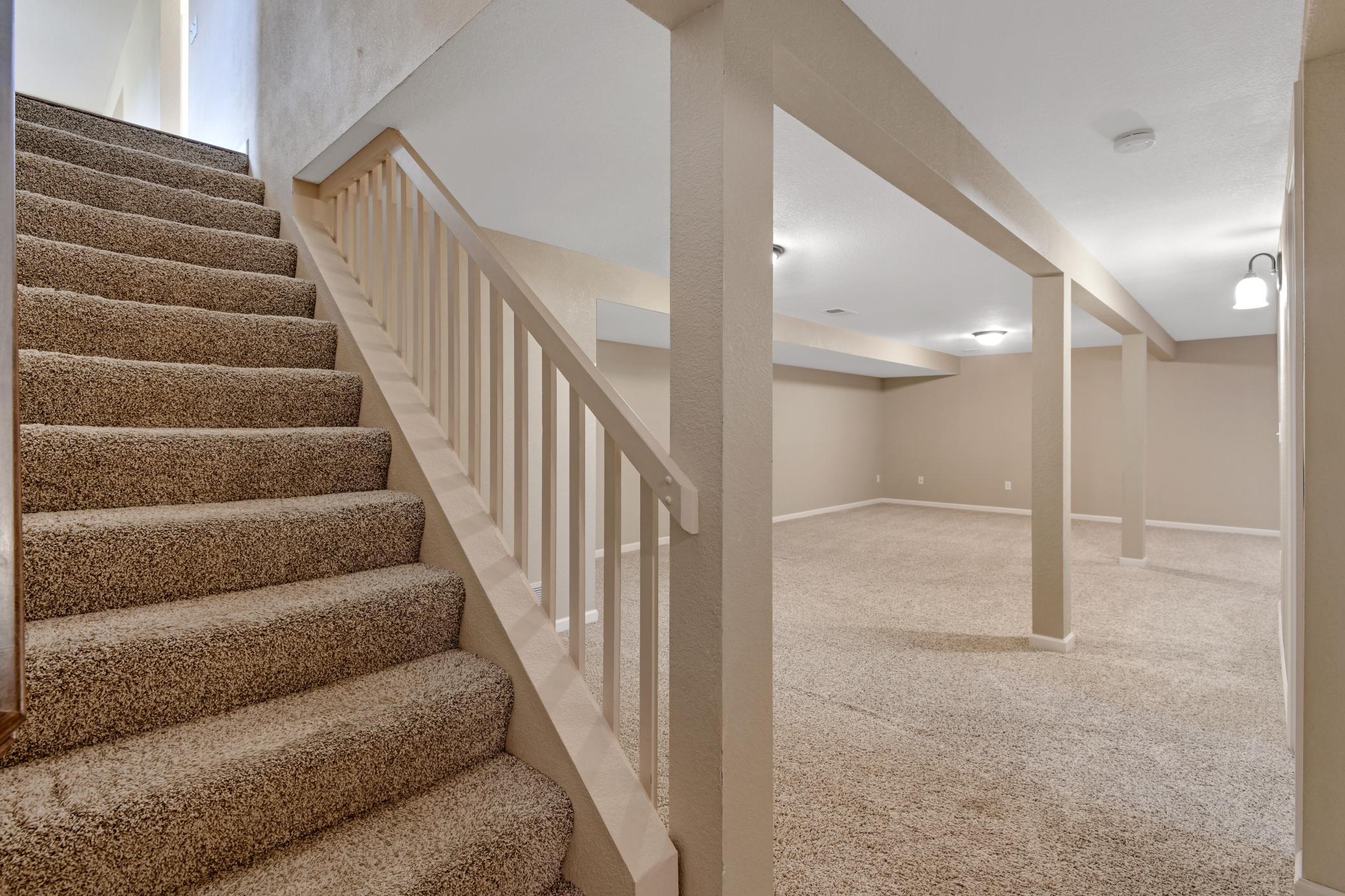 The lower level family room is enormous and could easily be converted to include a 4th bedroom!