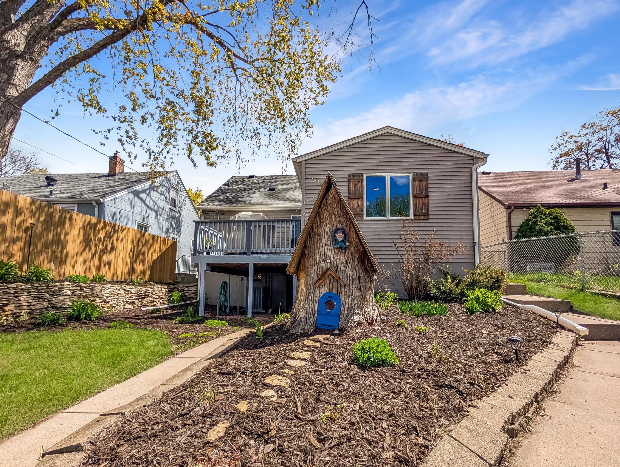 Don't miss this unique and lovable back yard!