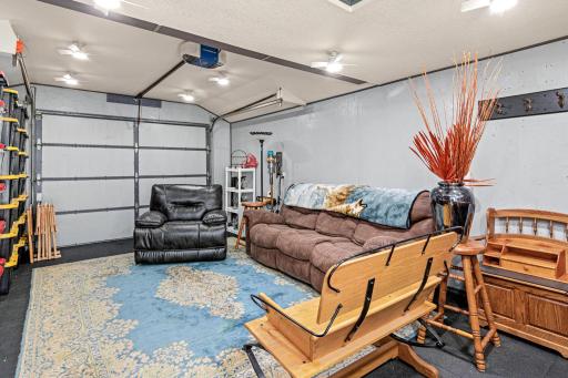 Fully decked out as an entertainment space with heating and A/C.