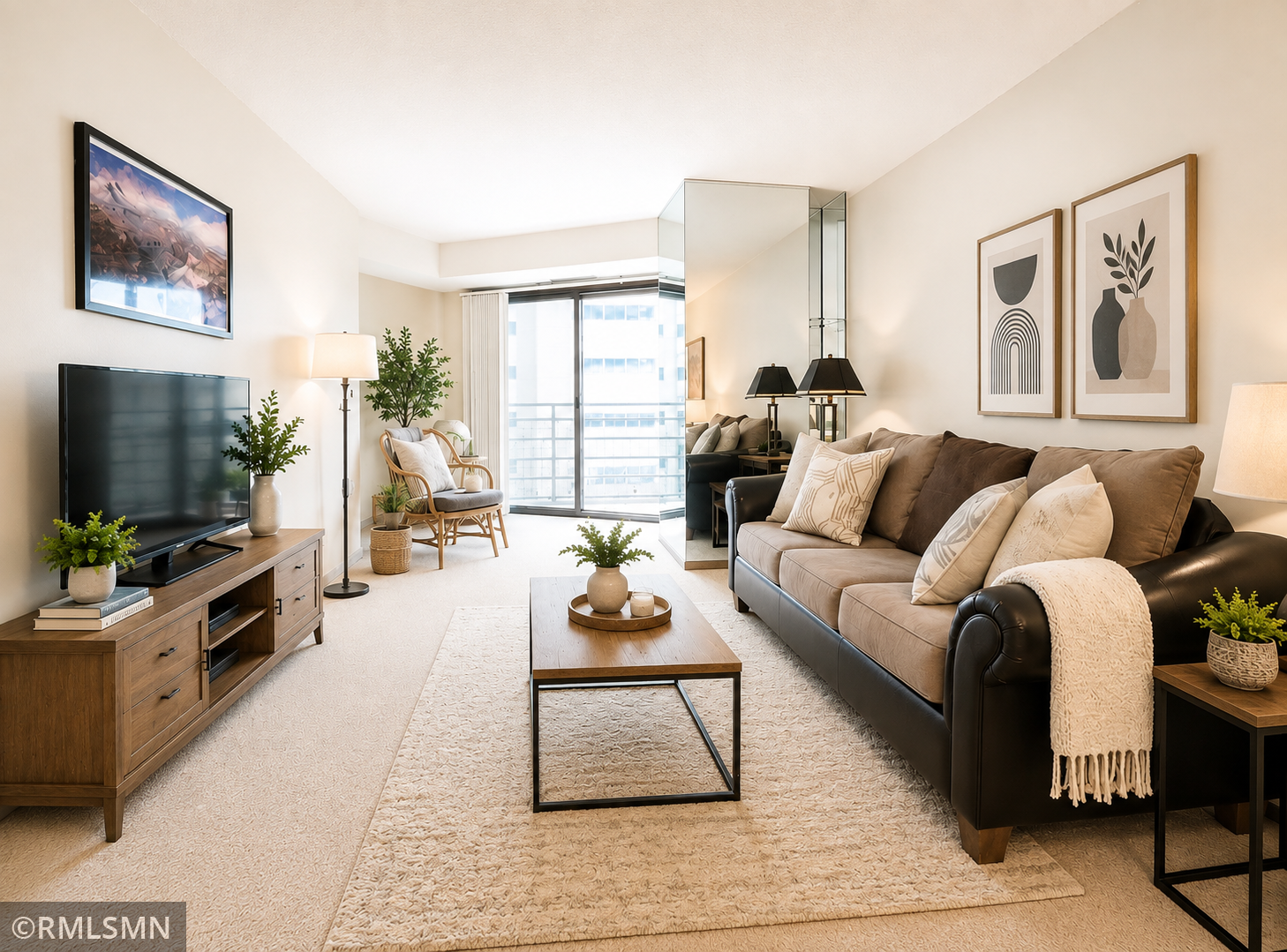 AI virtual staging photo
