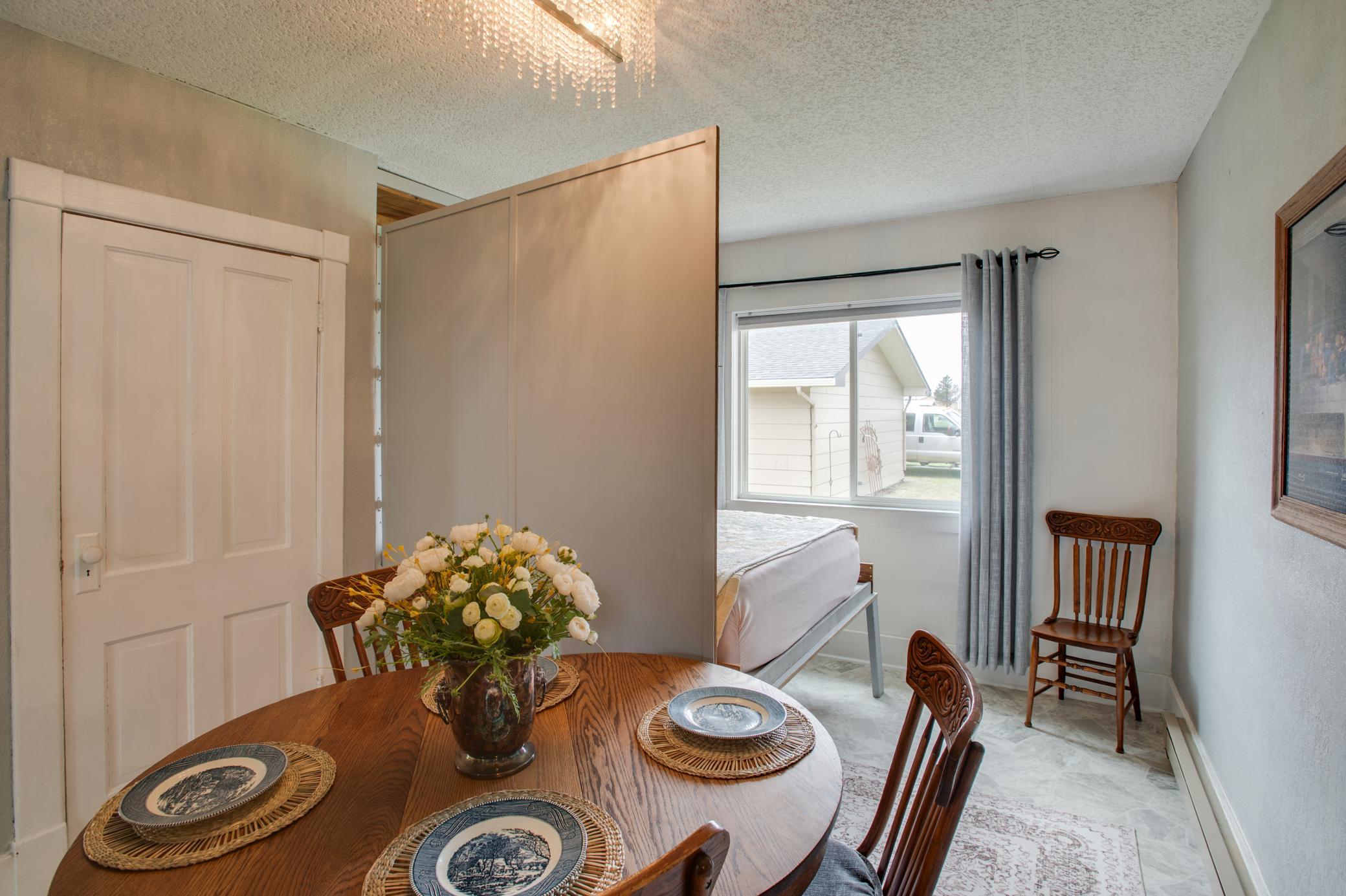 View of Murphy Bed Open