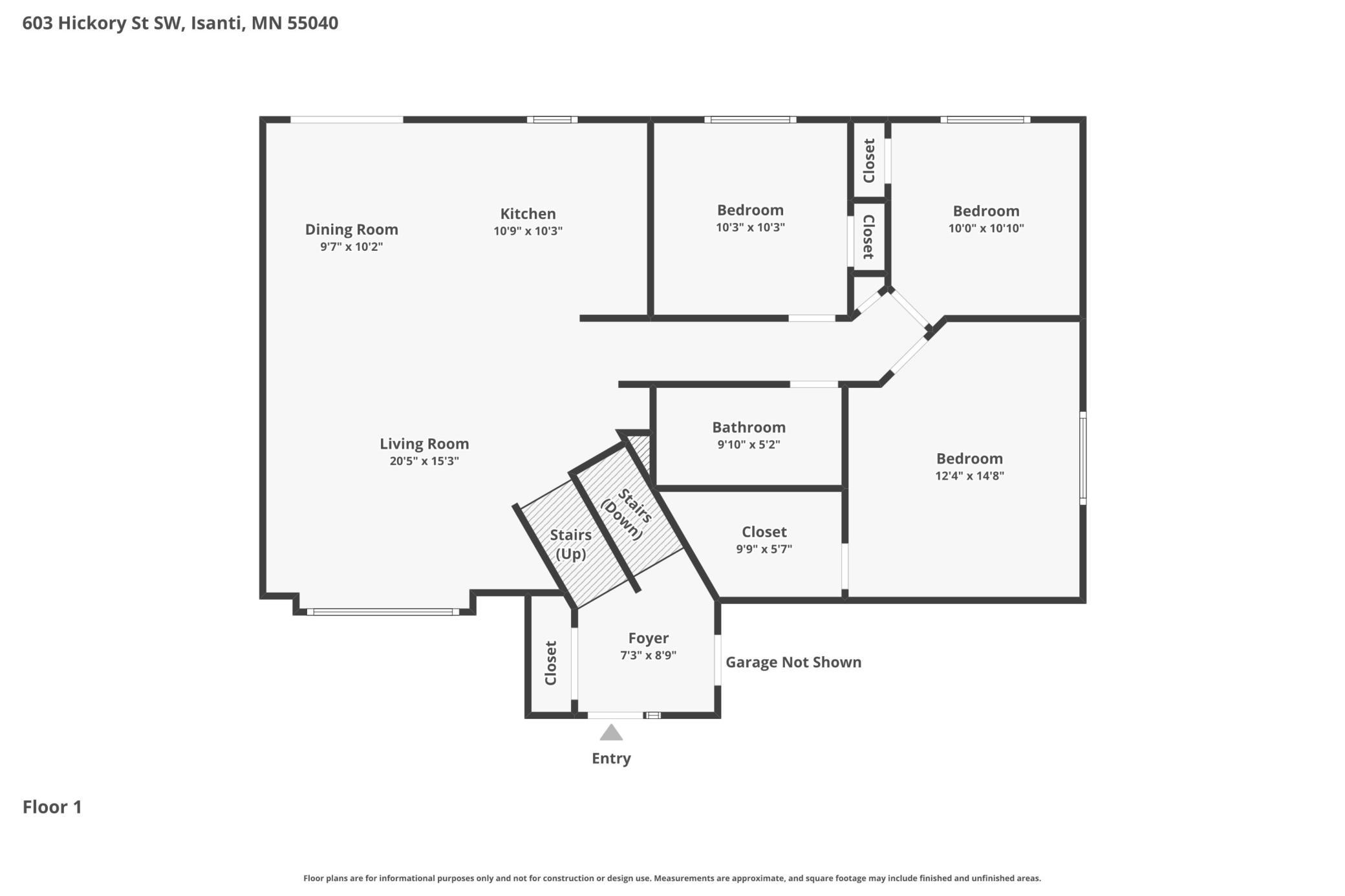Main level floor plan