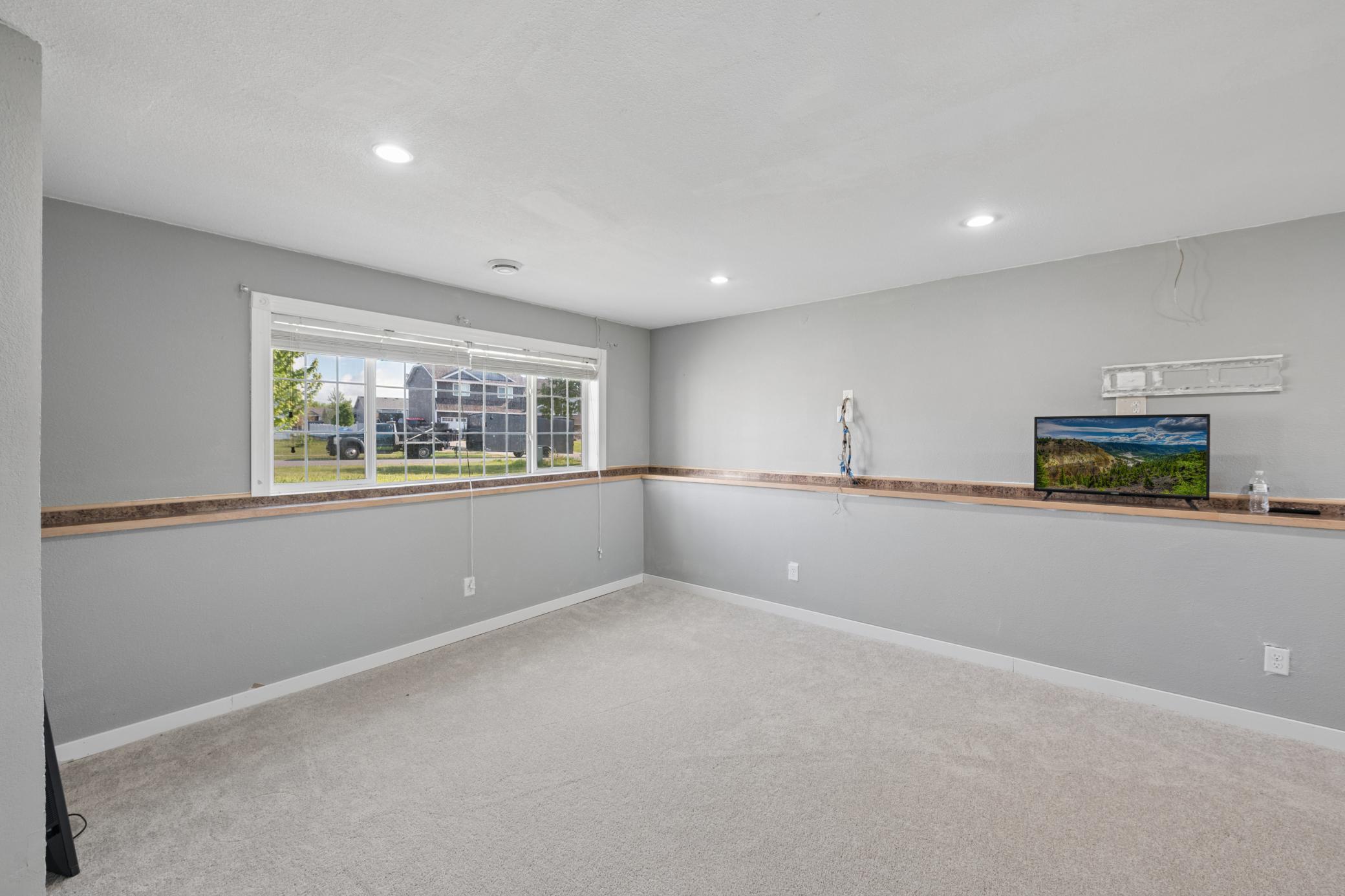 Lower level family room