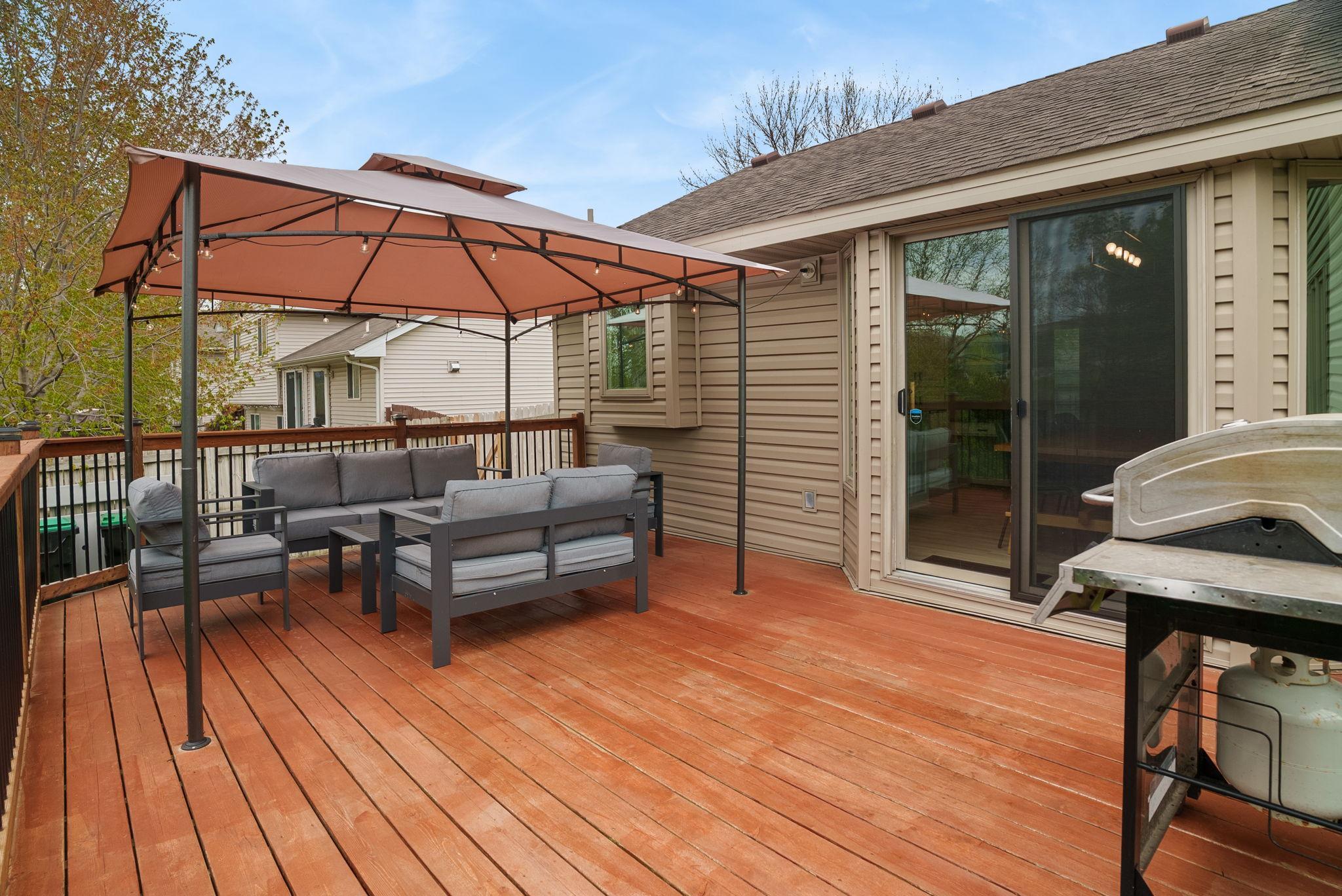 Gazebo included with the home!