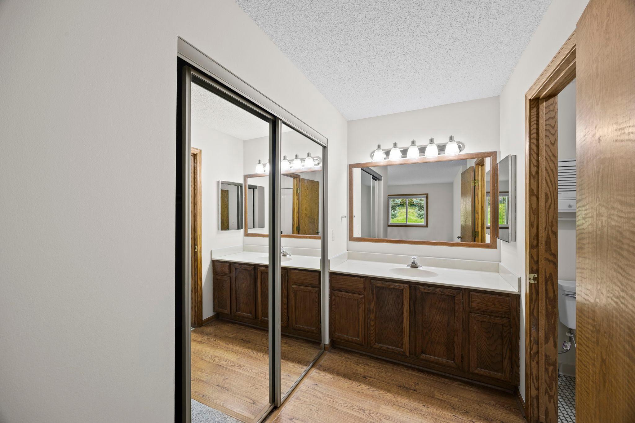 Large, Primary bathroom.