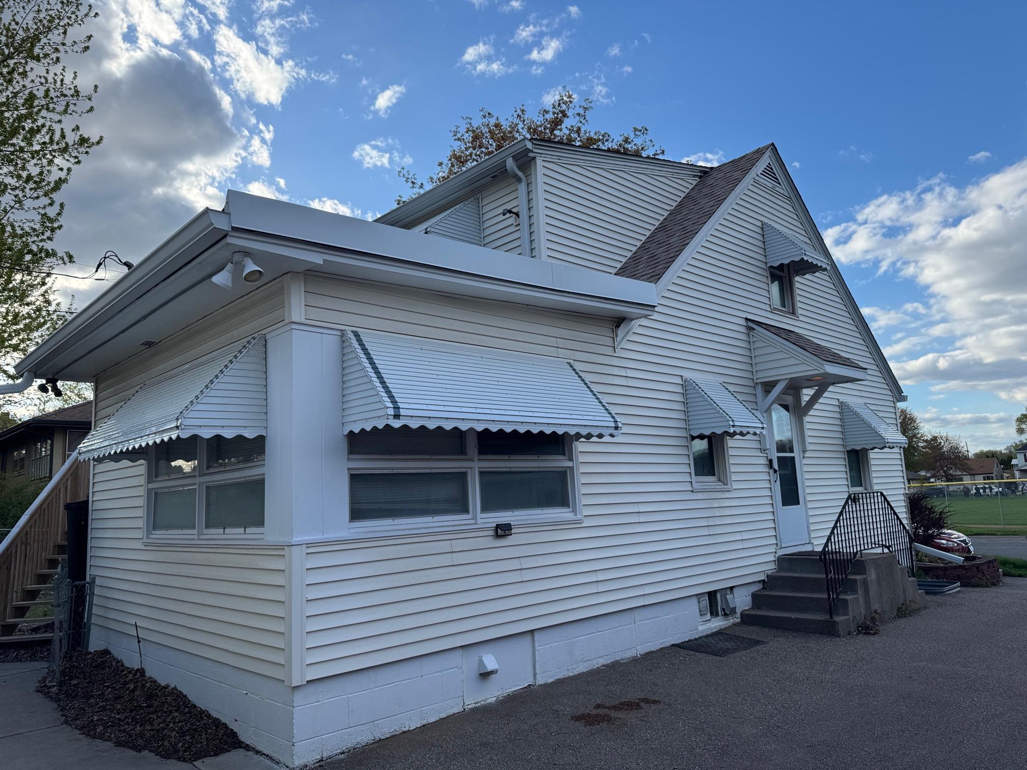 East side of home