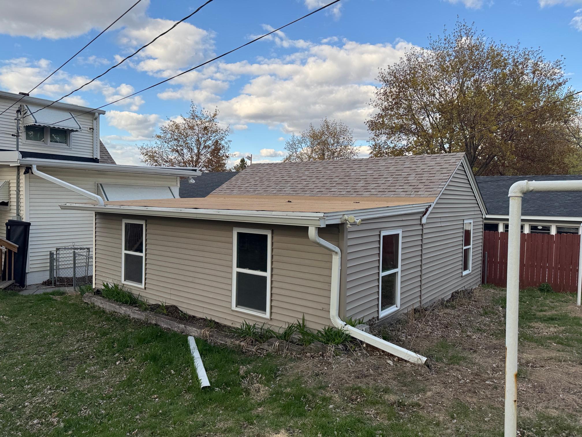 South Side of Garage
